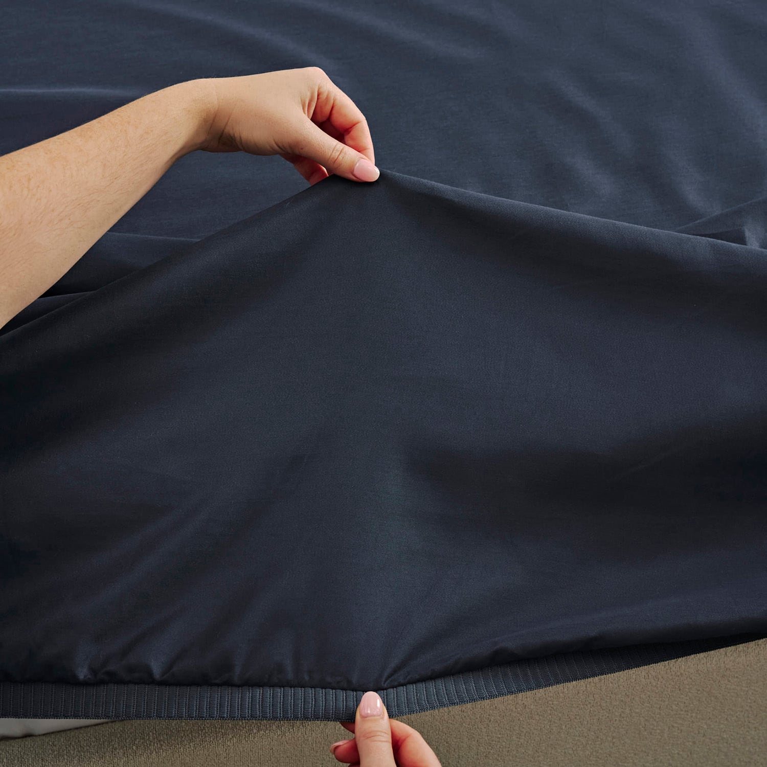 Luxury 1000TC Cotton-Blend Fitted Sheet Set
