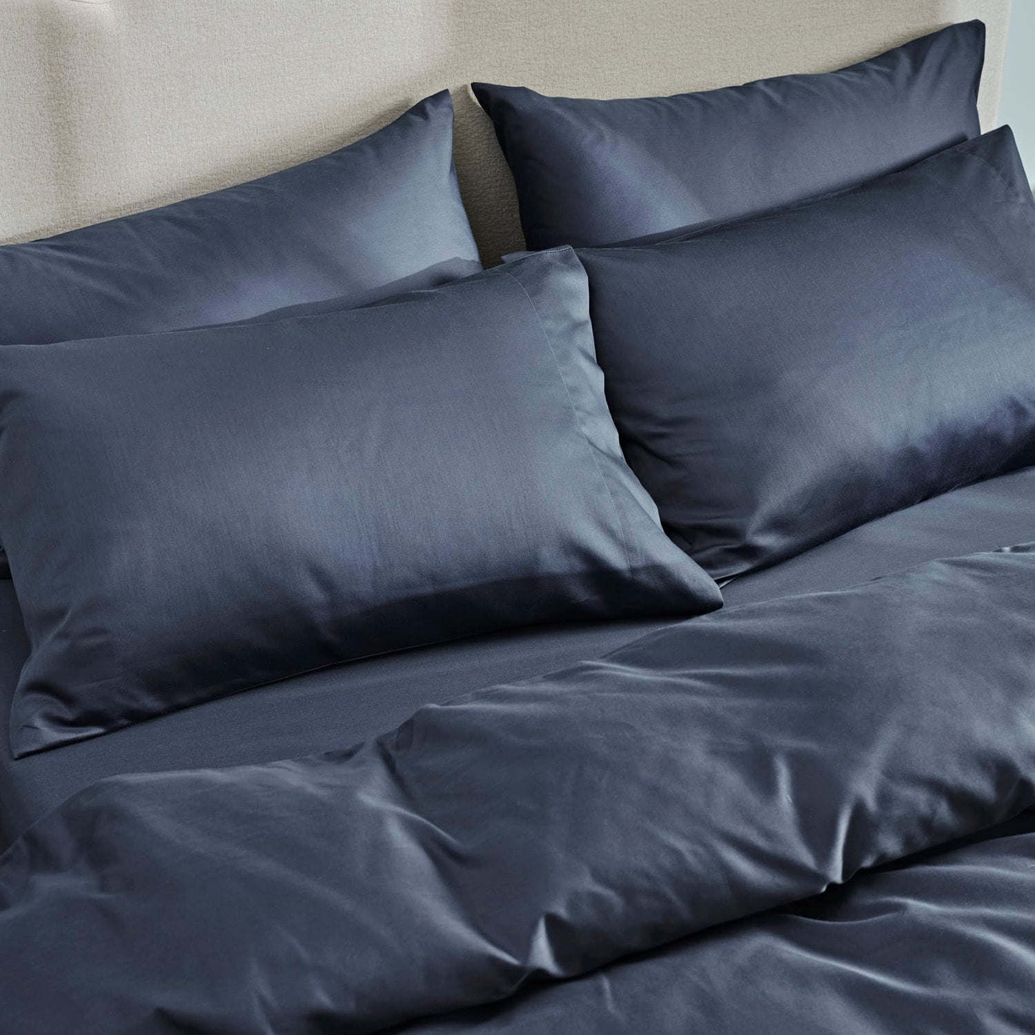 Luxury 1000TC Cotton-Blend Fitted Sheet Set