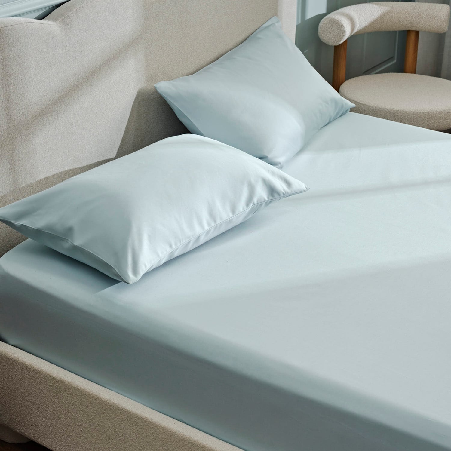 Luxury 1000TC Cotton-Blend Fitted Sheet Set