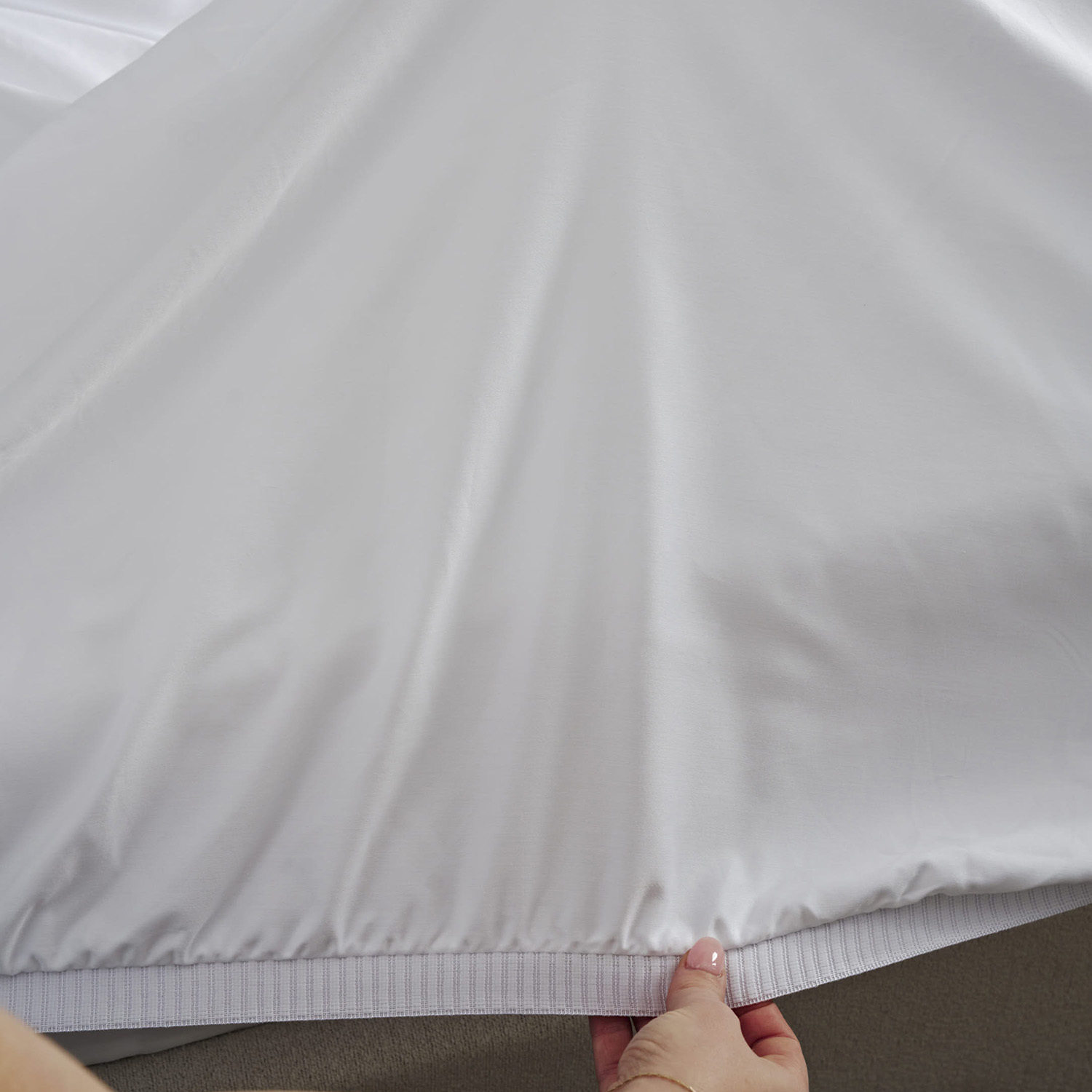 Luxury 1000TC Cotton-Blend Fitted Sheet Set