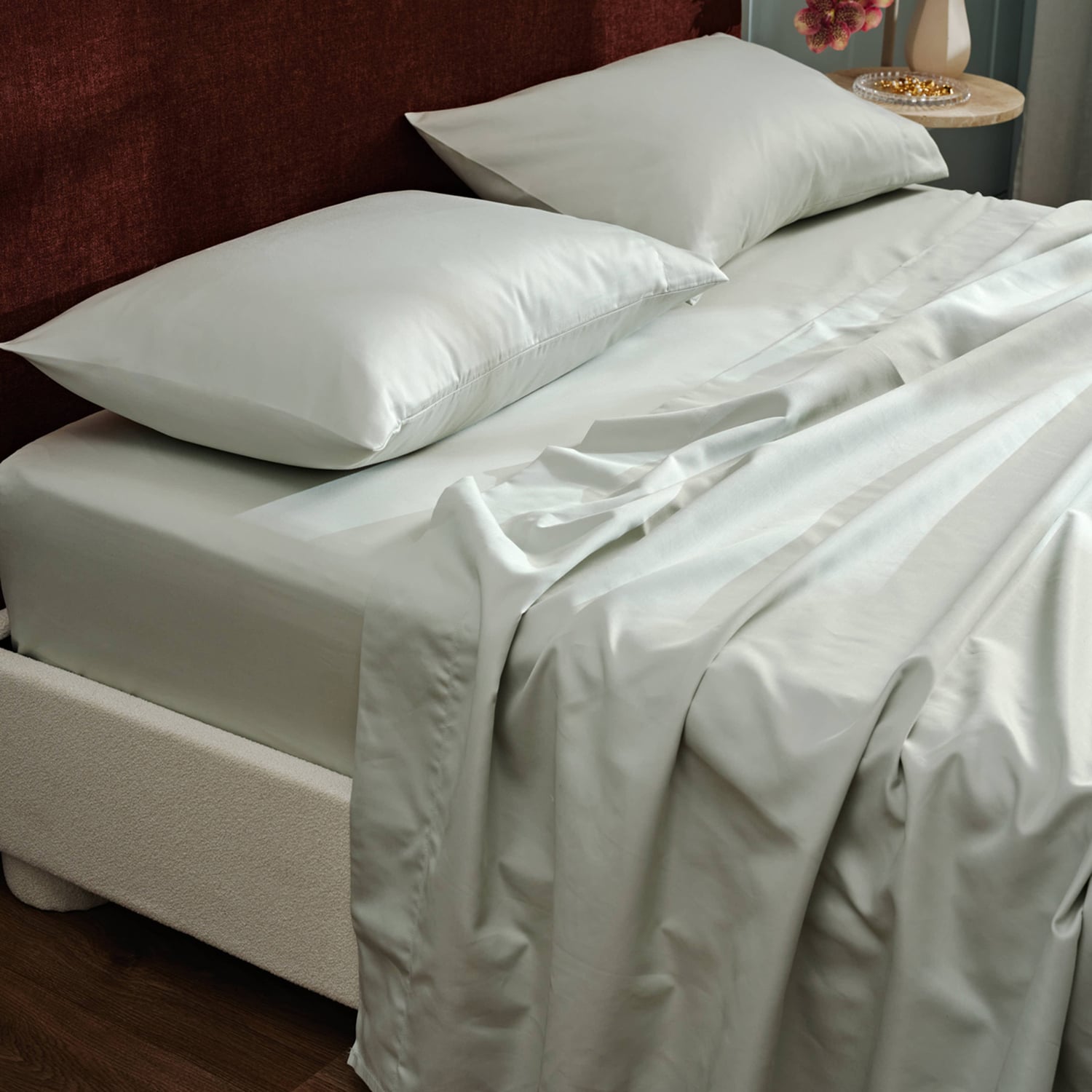 Light Grey Luxury 1000TC Cotton Rich Sheet Set