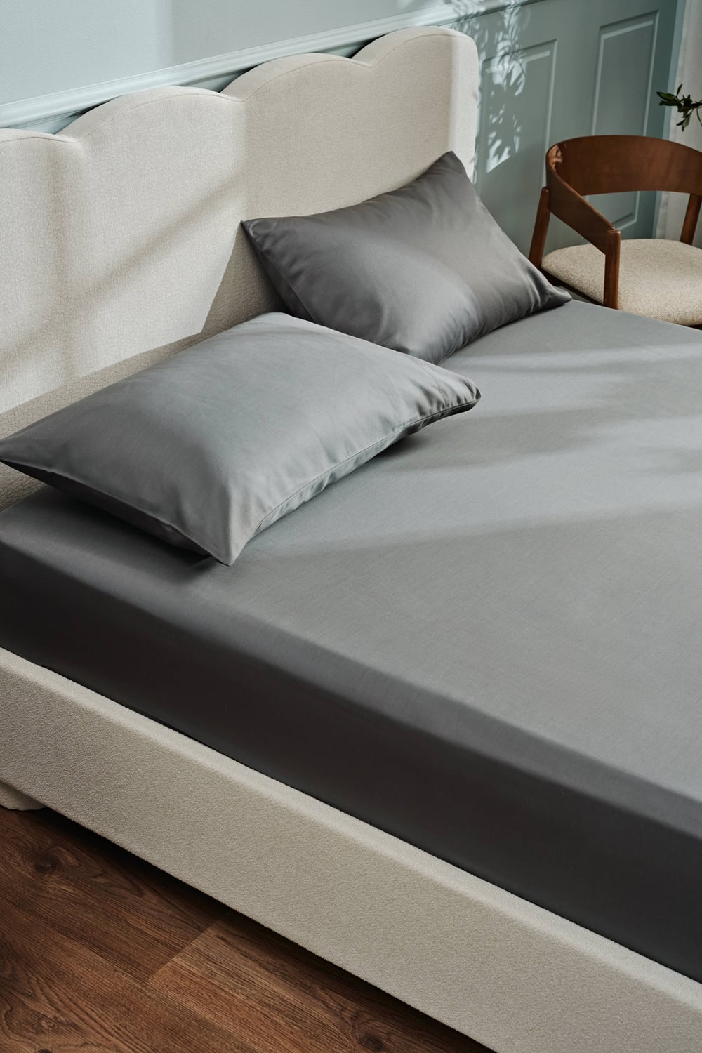 Luxury 1000TC Cotton-Blend Fitted Sheet Set
