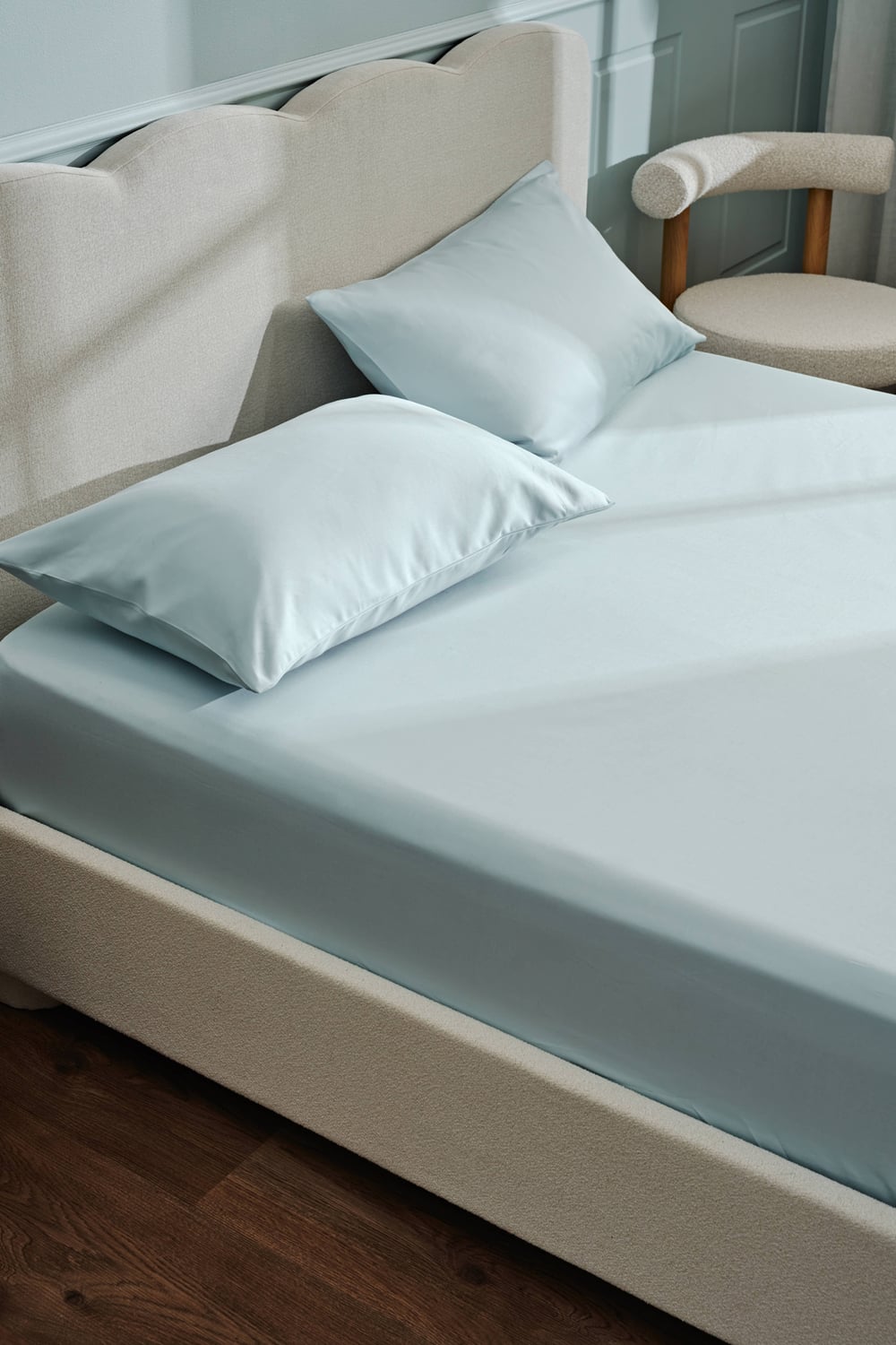 Luxury 1000TC Cotton-Blend Fitted Sheet Set