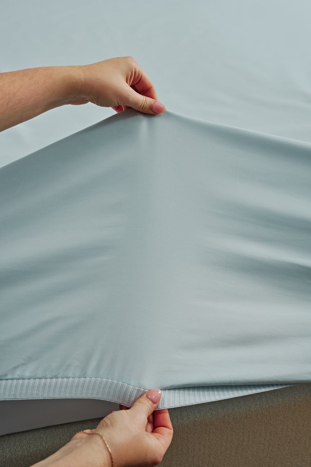 Luxury 1000TC Cotton-Blend Fitted Sheet Set