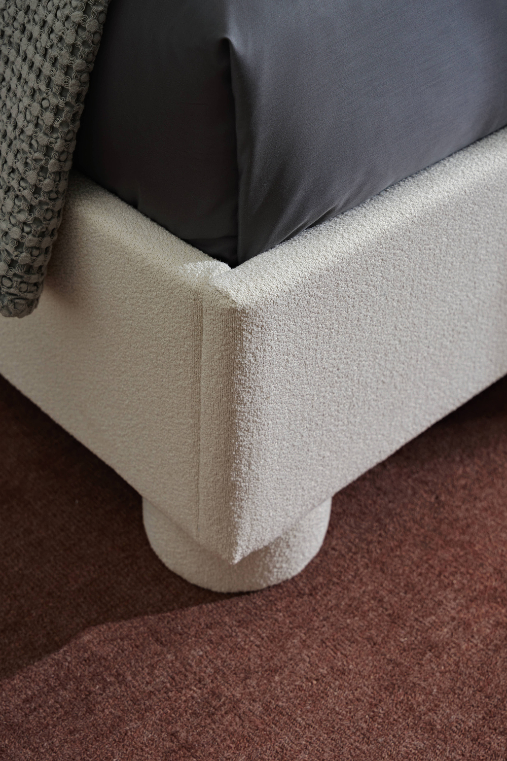 Nola Boucle Bed Base