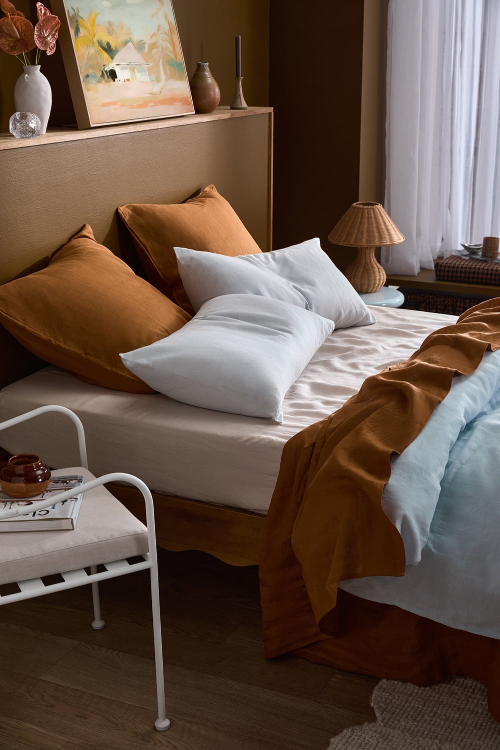 Pure French Flax Linen Standard Pillowcases