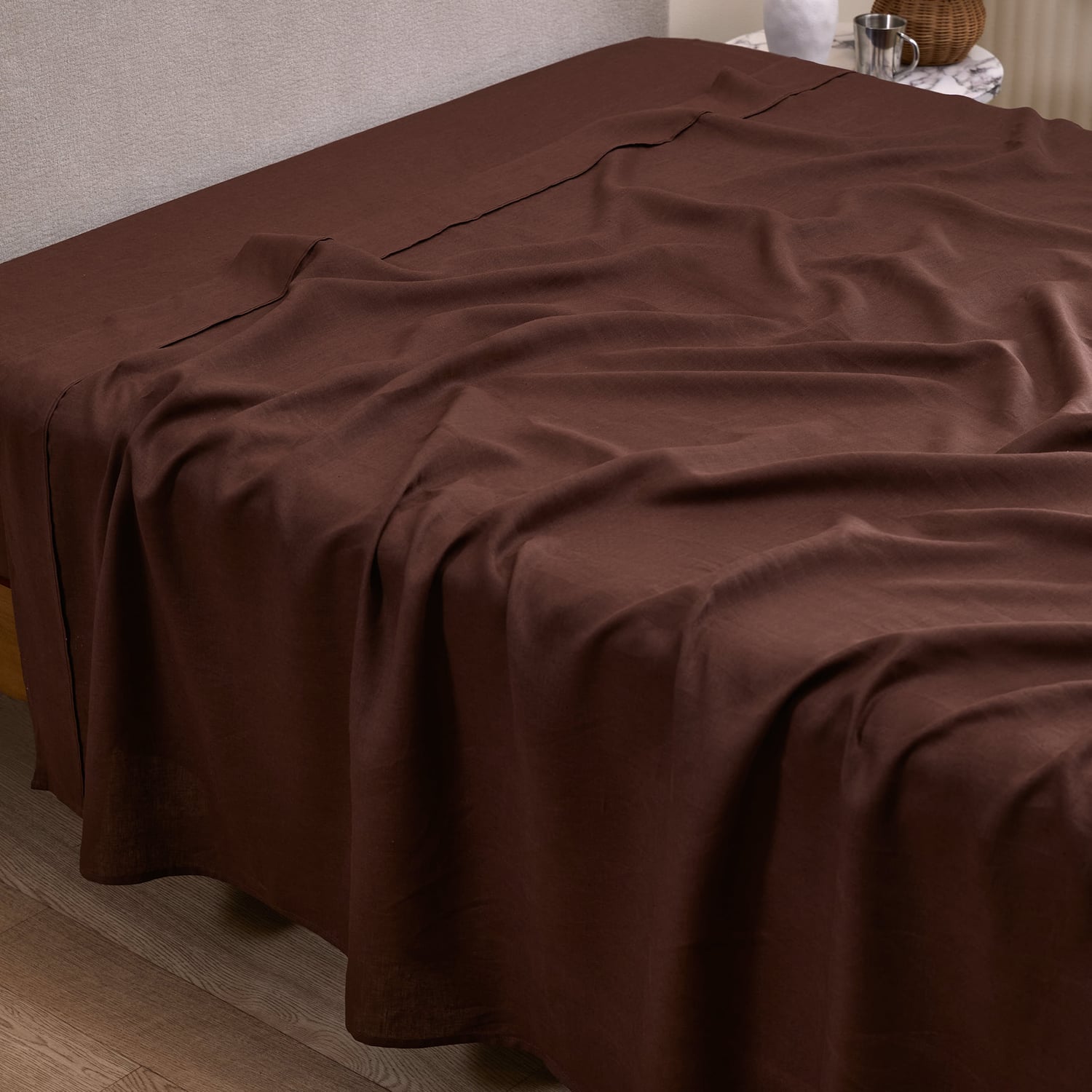 Pure French Flax Linen Flat Sheet