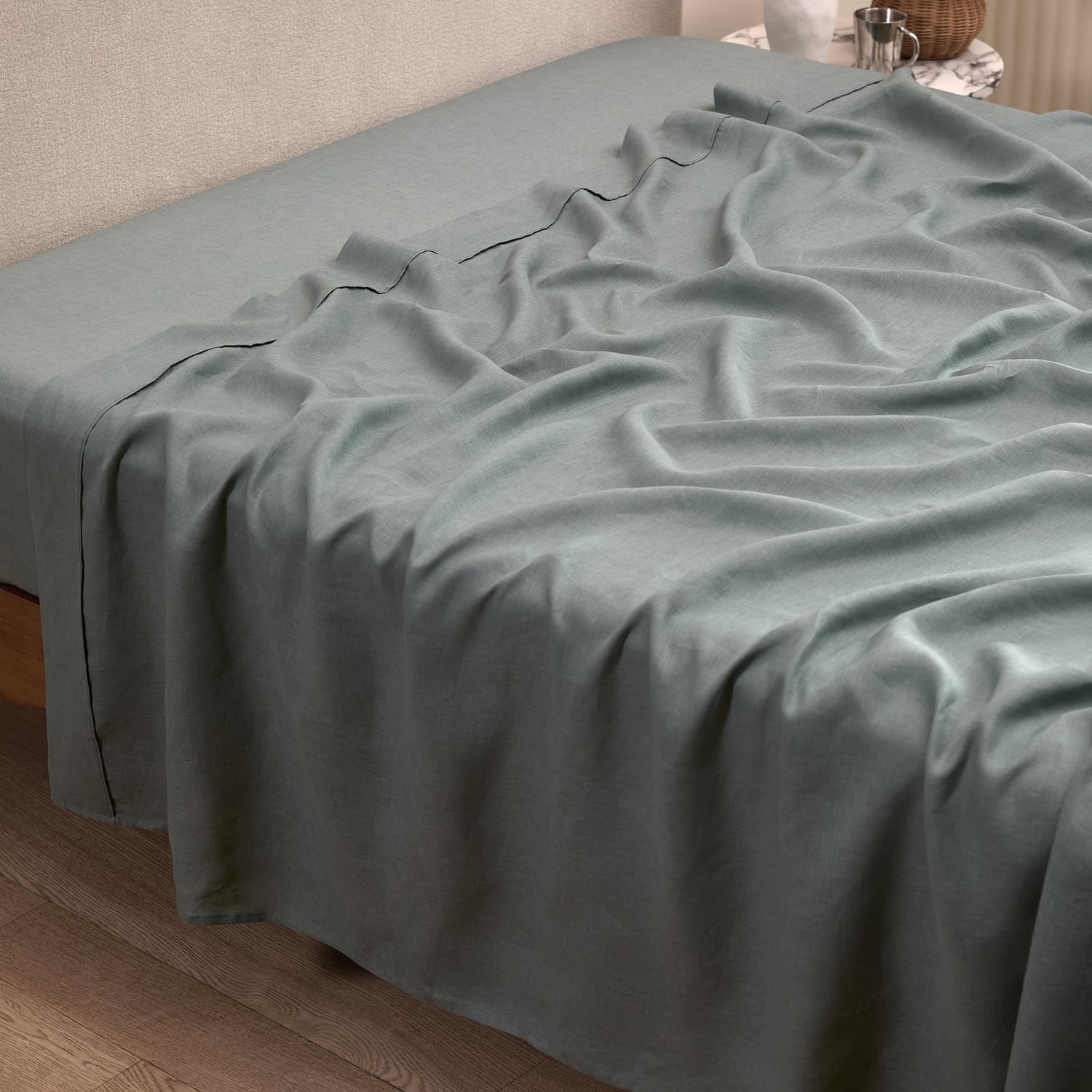 Pure French Flax Linen Flat Sheet