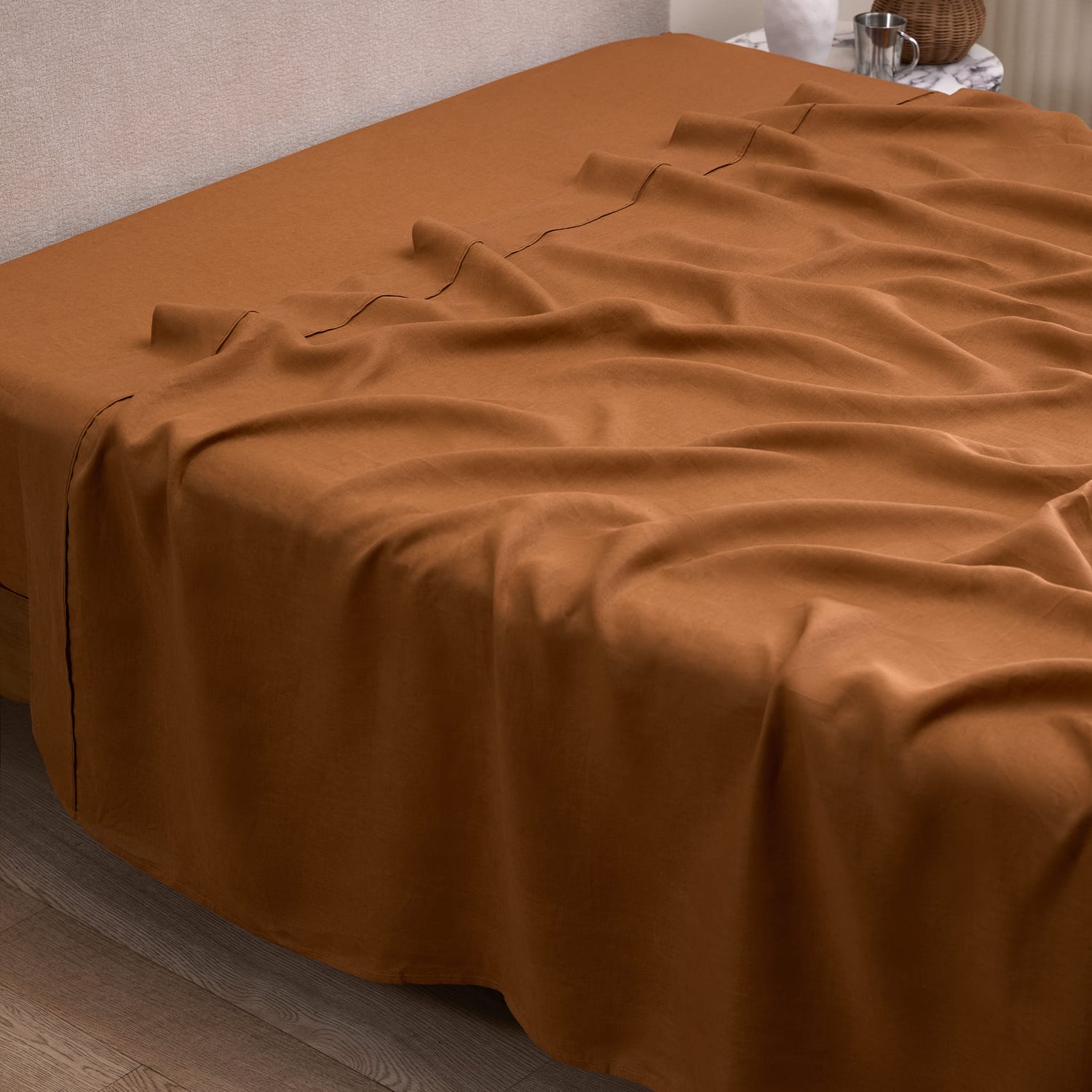 Pure French Flax Linen Flat Sheet
