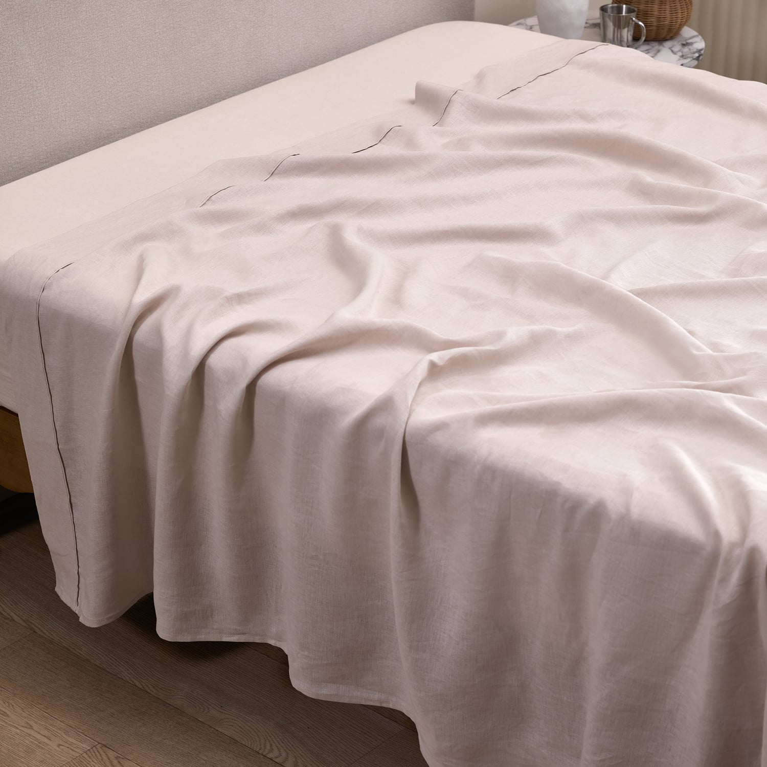 Pure French Flax Linen Flat Sheet