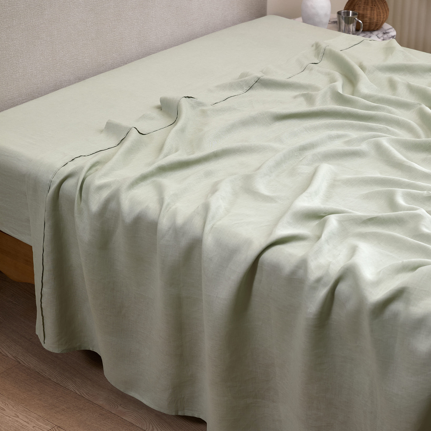 Pure French Flax Linen Flat Sheet