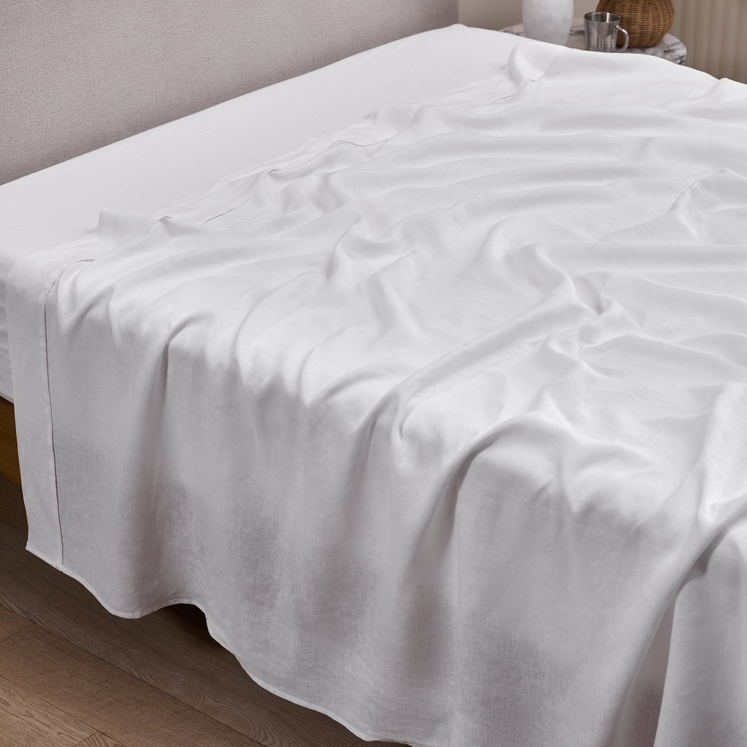 Pure French Flax Linen Flat Sheet