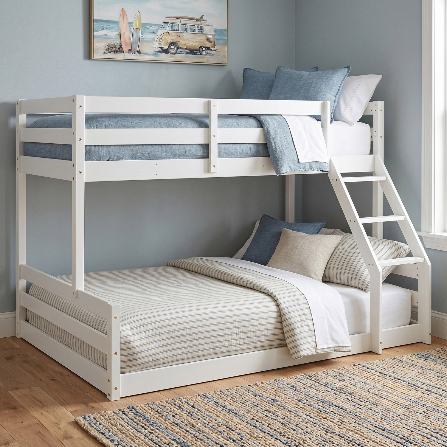 Juniper Single Over Double Lowline Bunk Bed