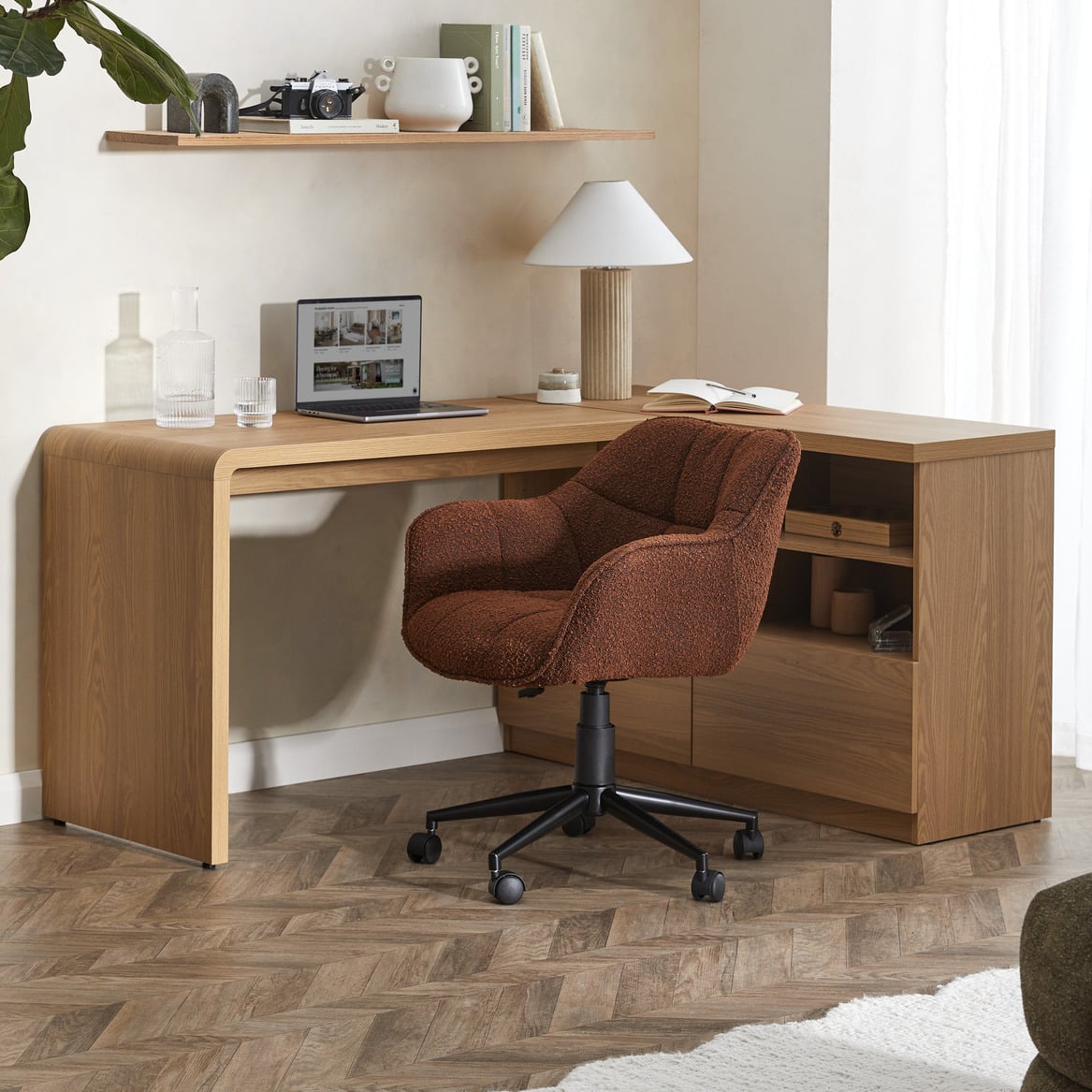 Raphael L-Shaped Desk