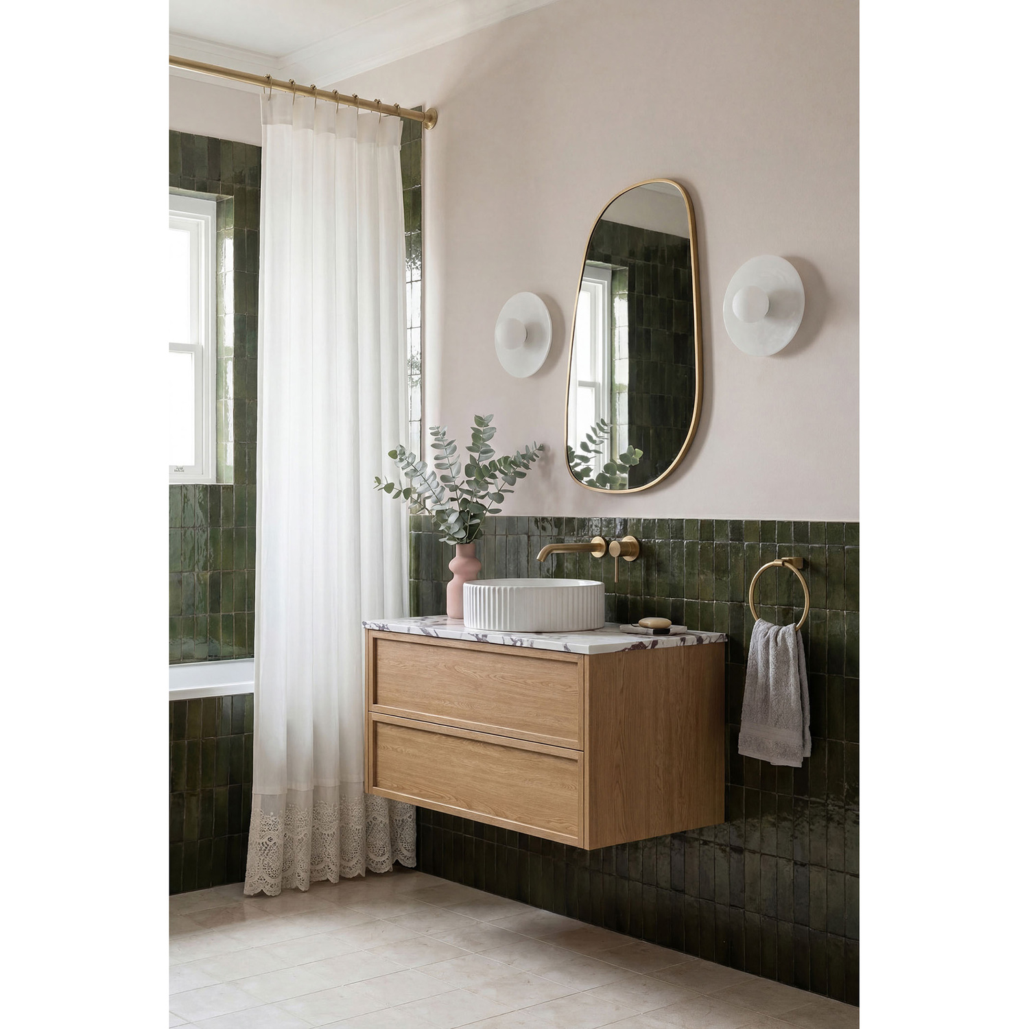 Viola-Look 900mm Wall Hung Single Vanity