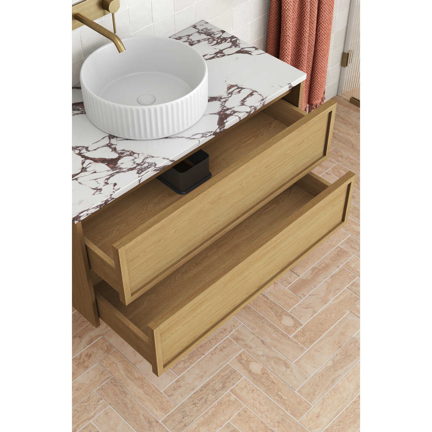 Viola-Look 900mm Wall Hung Single Vanity