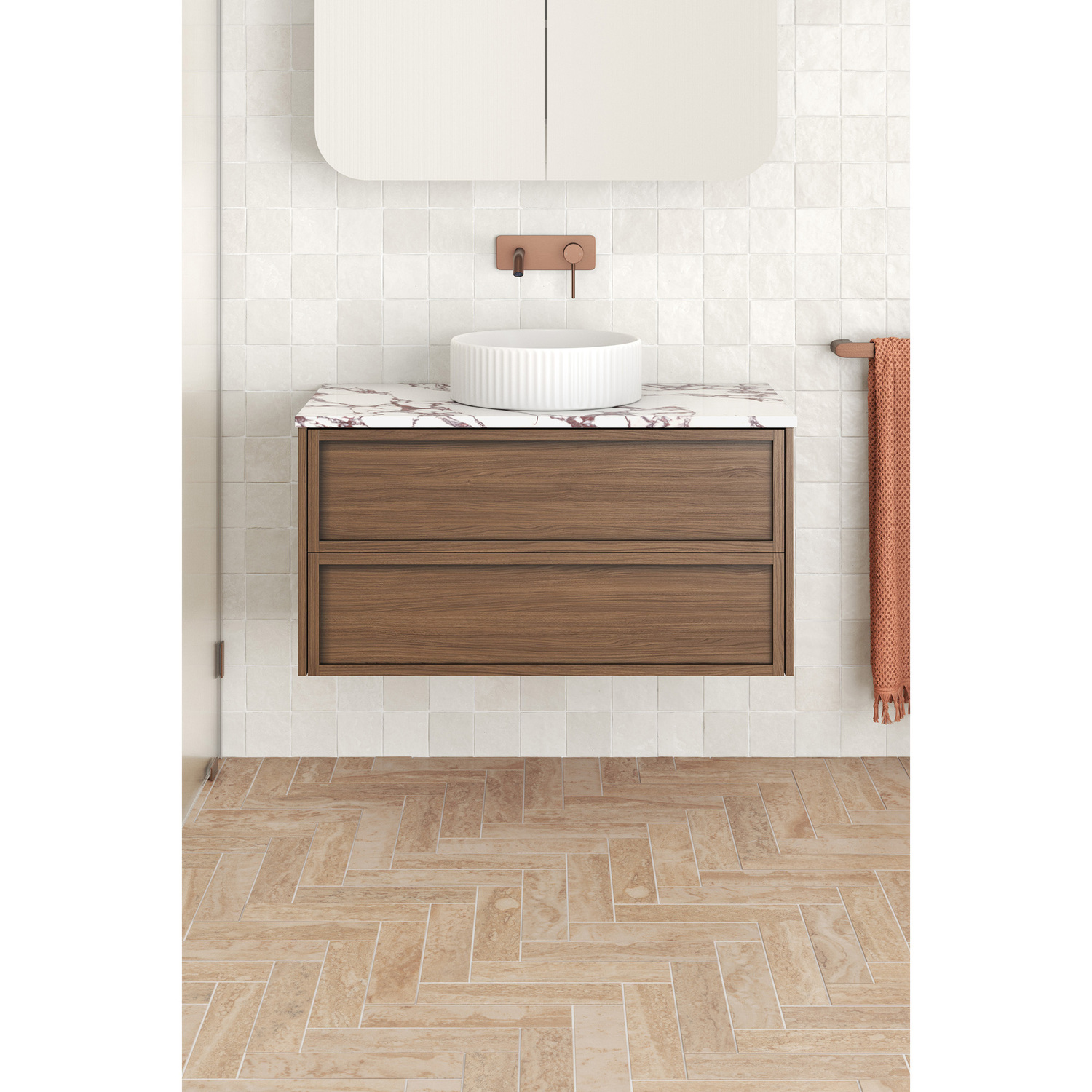 Viola-Look 900mm Wall Hung Single Vanity