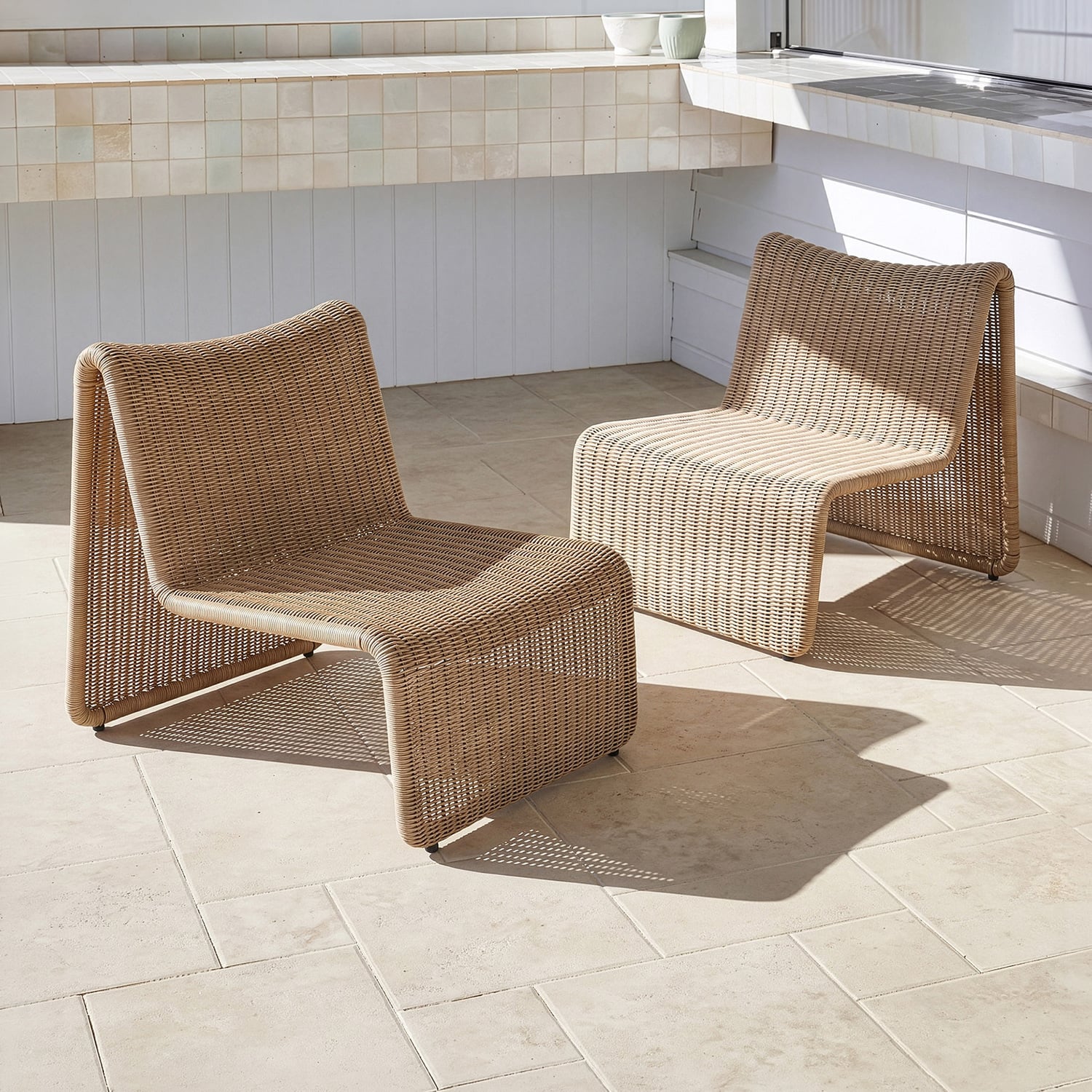 Amori Wicker Outdoor Lounge Chairs