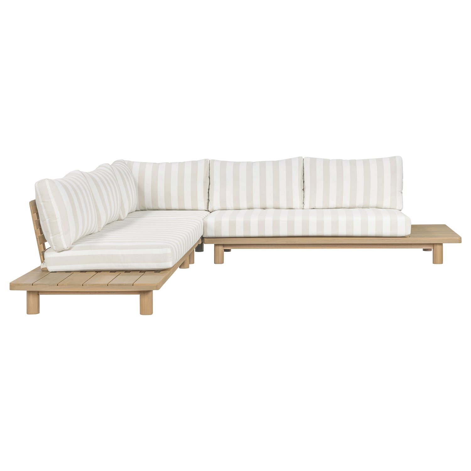 5 Seater Clifton Acacia Wood Outdoor Modular Lounge Set