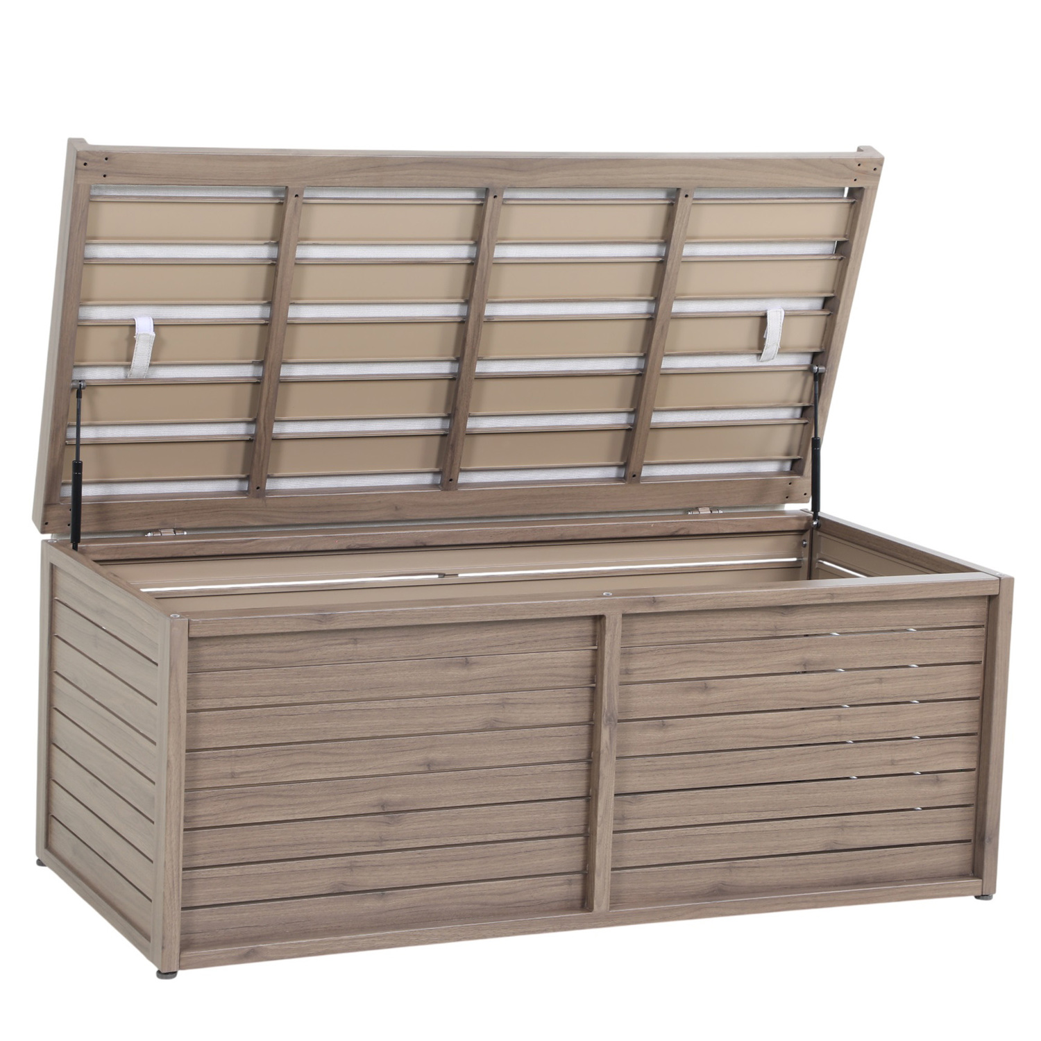 2 Seater Malibu Aluminium Outdoor Storage Bench