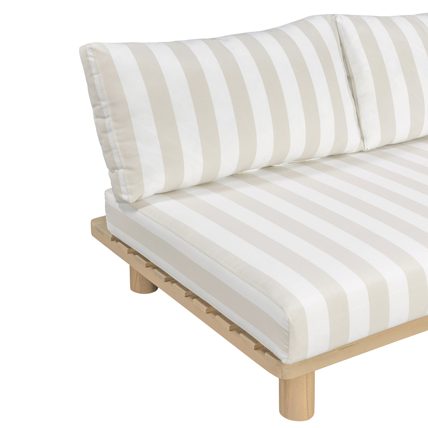 5 Seater Clifton Acacia Wood Outdoor Modular Lounge Set