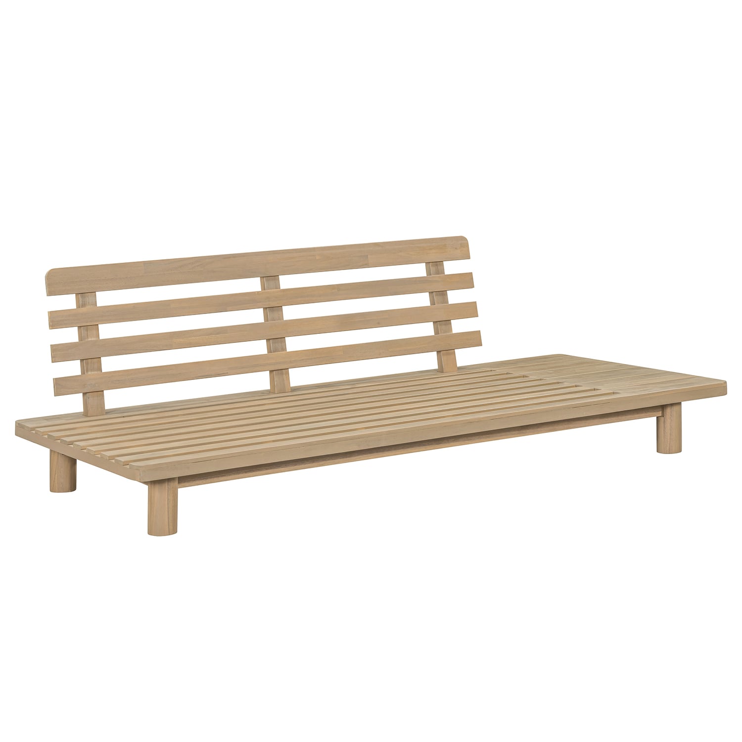 5 Seater Clifton Acacia Wood Outdoor Modular Lounge Set