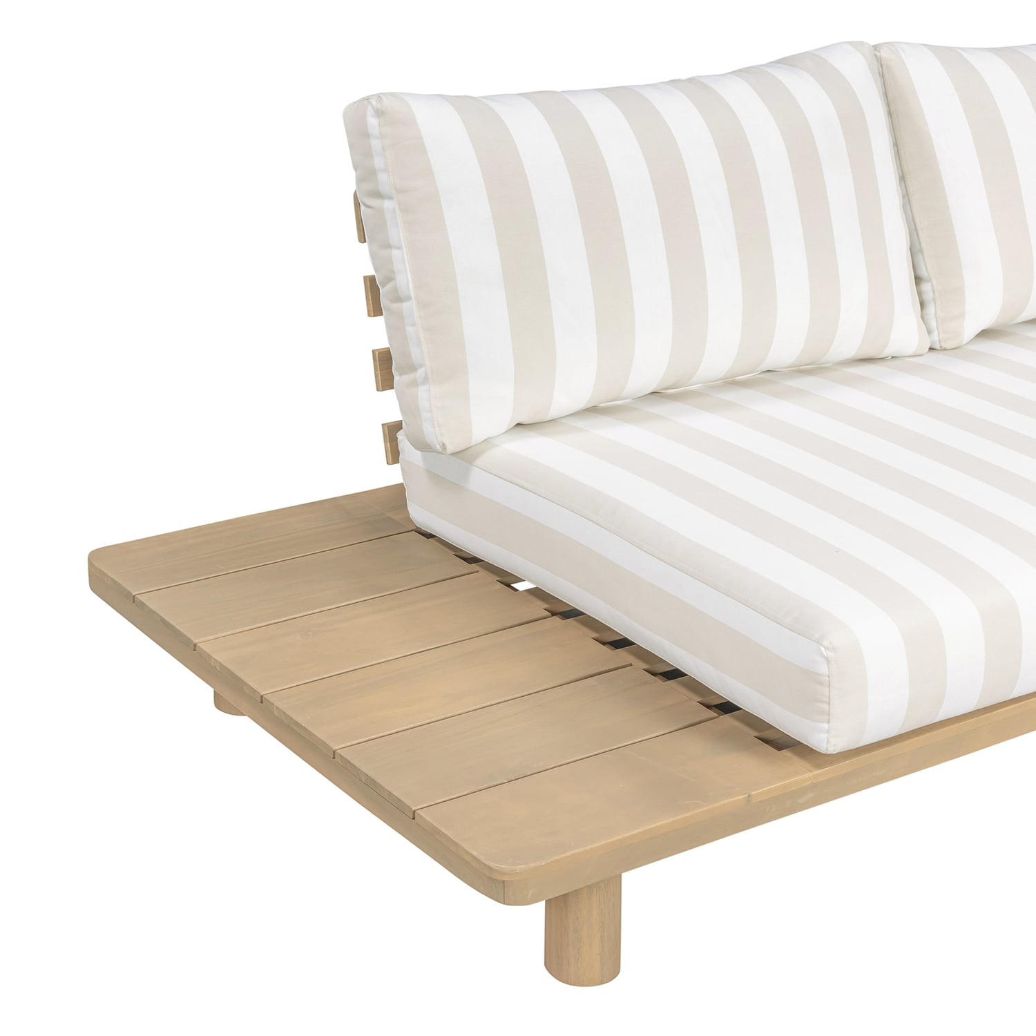 5 Seater Clifton Acacia Wood Outdoor Modular Lounge Set