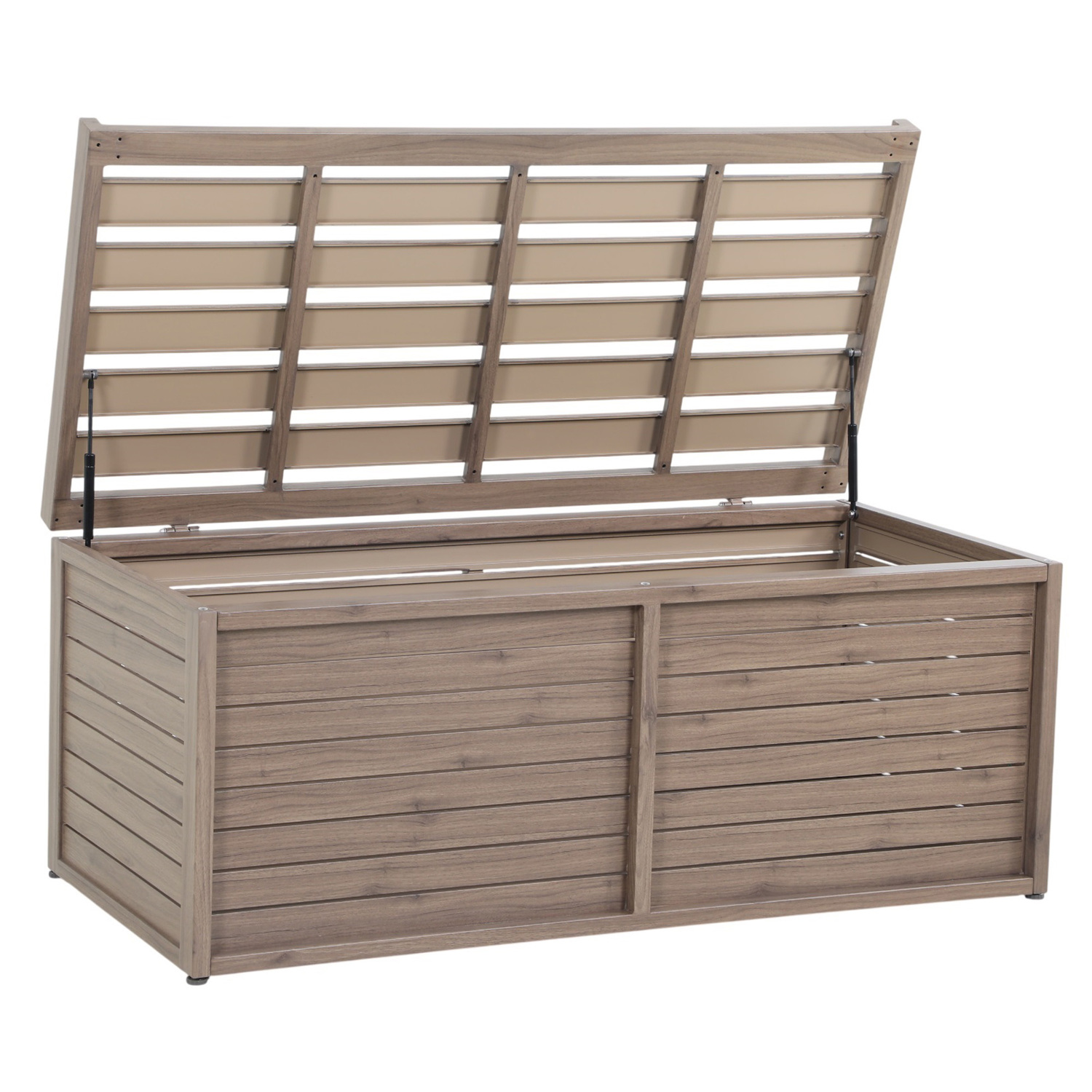 2 Seater Malibu Aluminium Outdoor Storage Bench