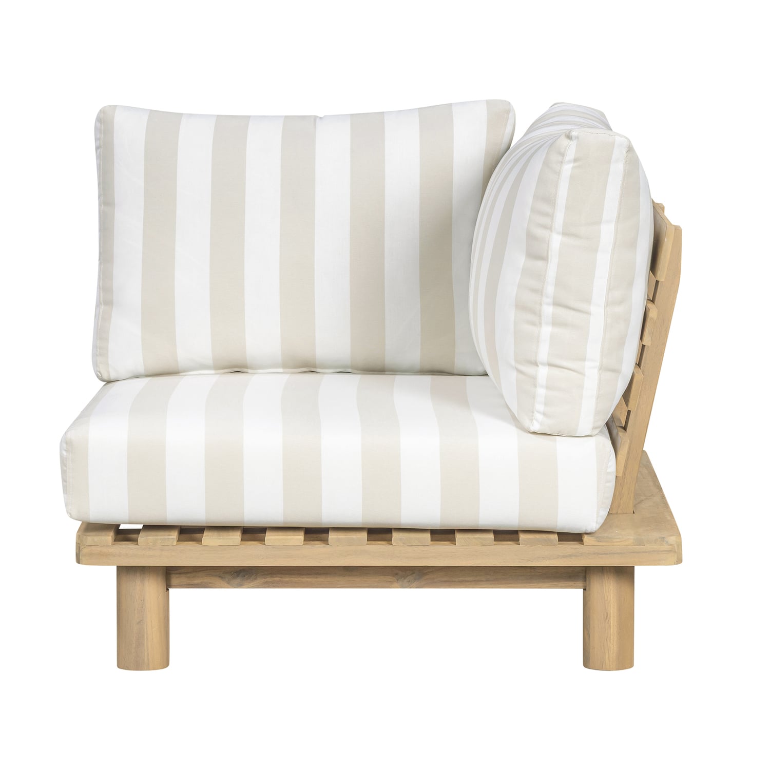 5 Seater Clifton Acacia Wood Outdoor Modular Lounge Set