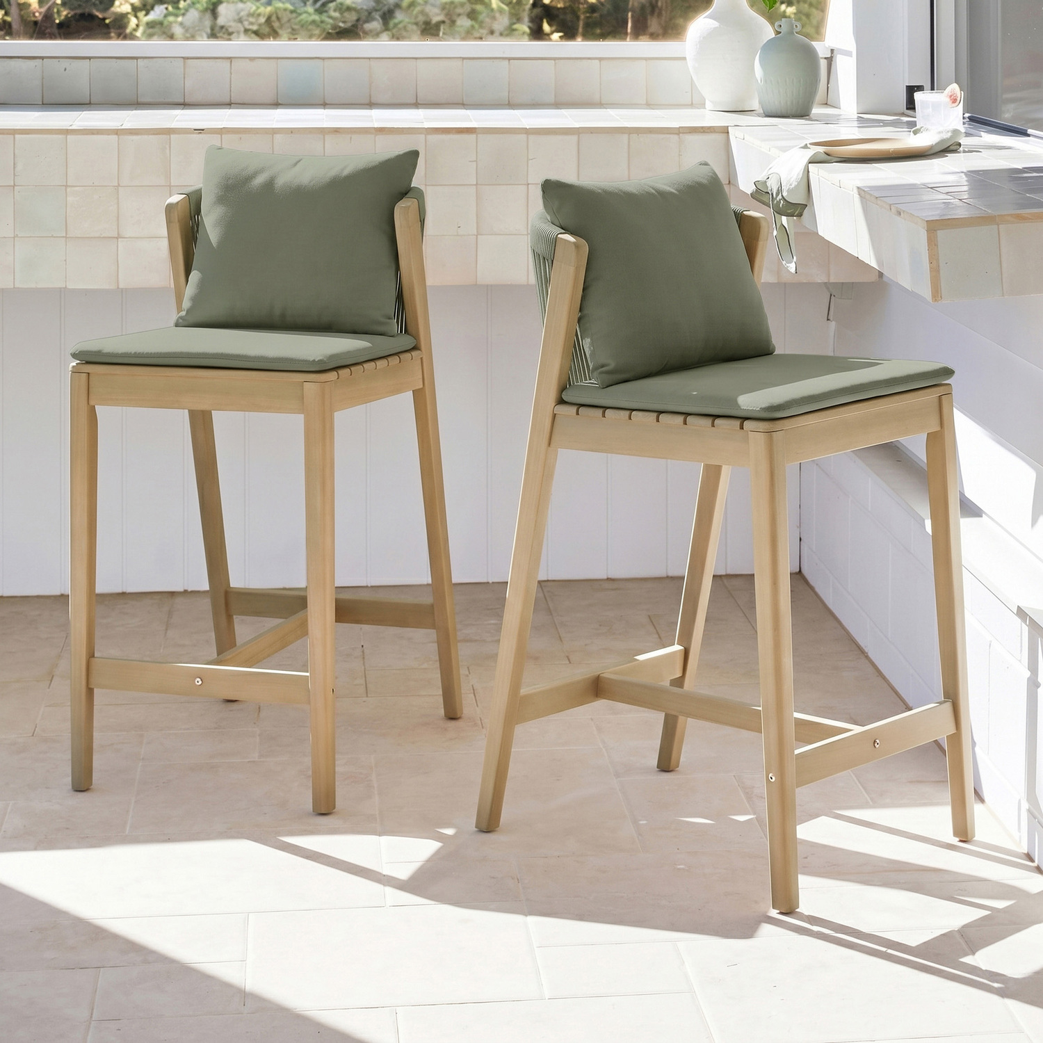 74.5cm Bayview Outdoor Bar Stools