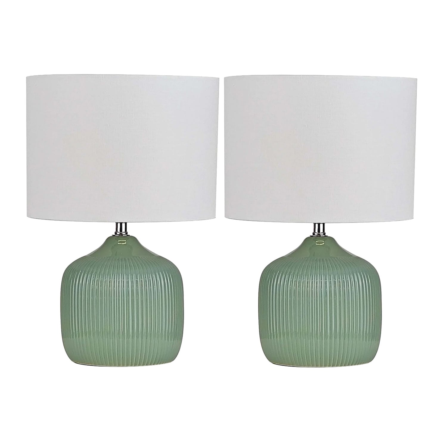 Darcy Ceramic & Linen Bedside Lamp