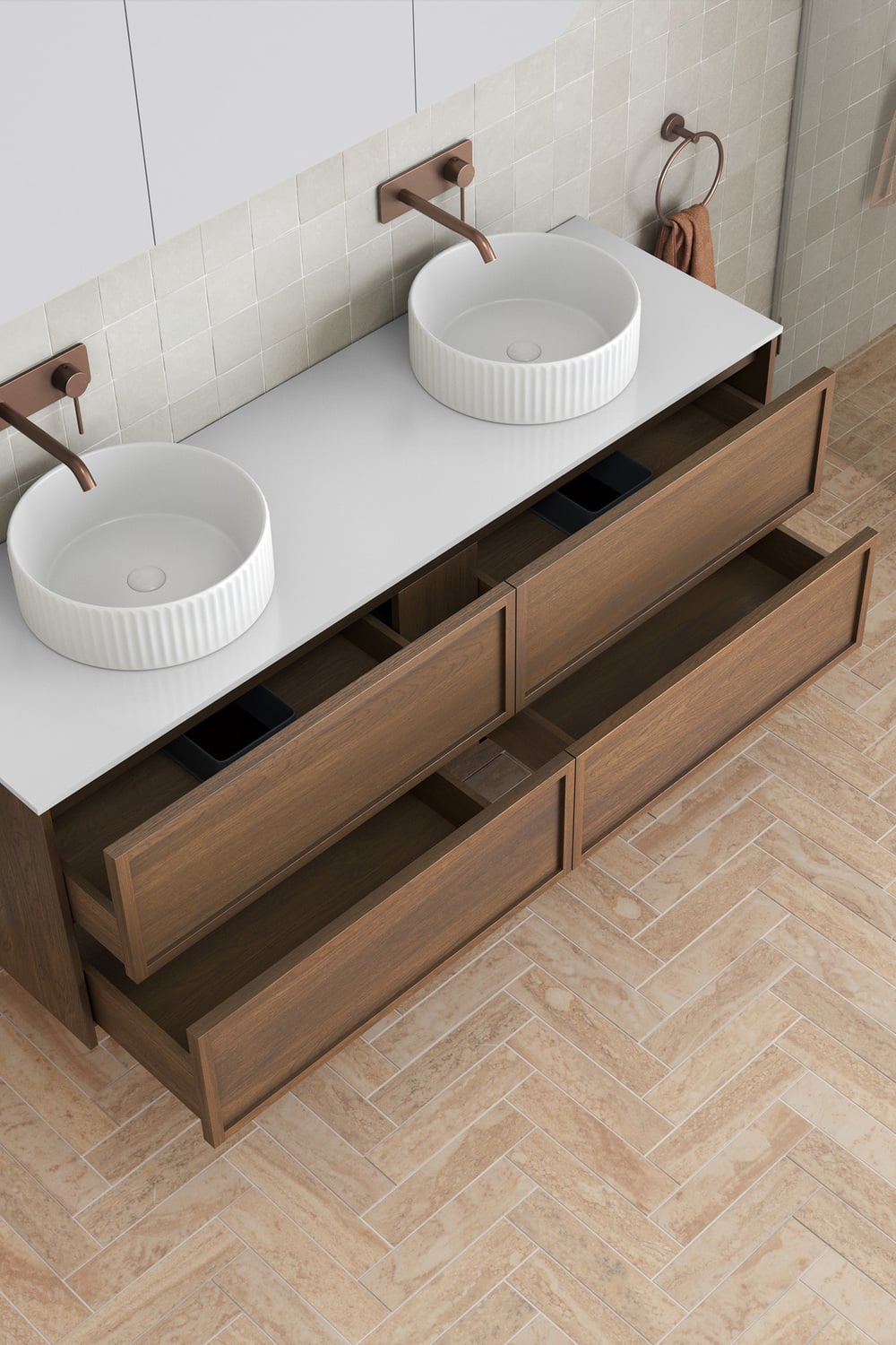 Cali 750mm Wall Hung Single Vanity
