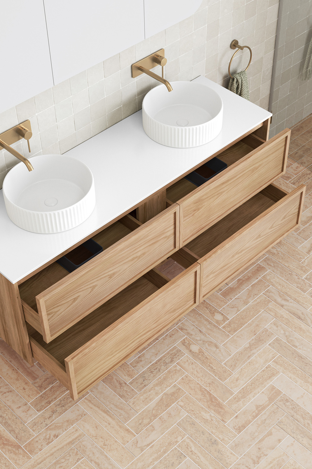 Cali 750mm Wall Hung Single Vanity