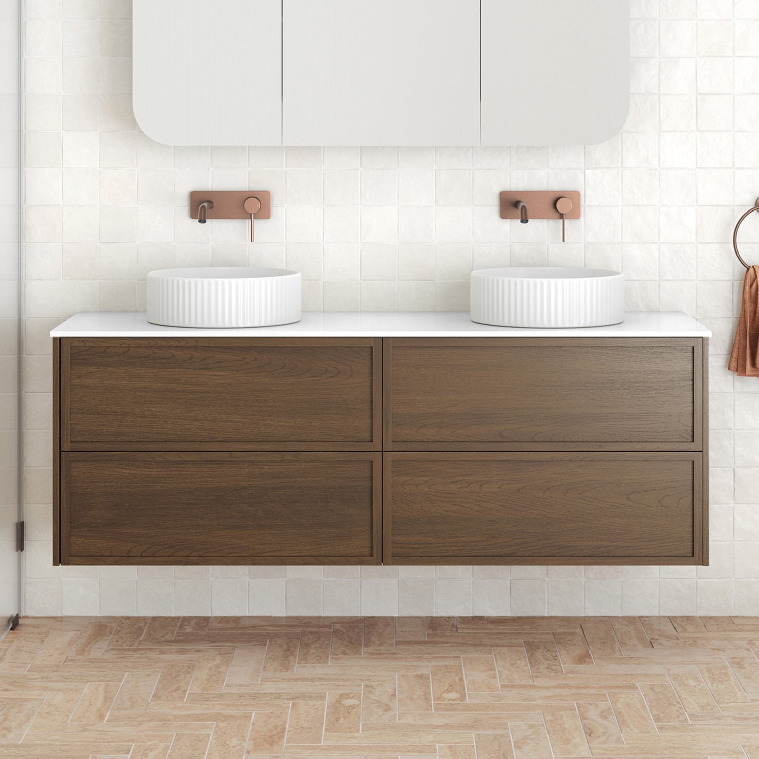 Cali 750mm Wall Hung Single Vanity