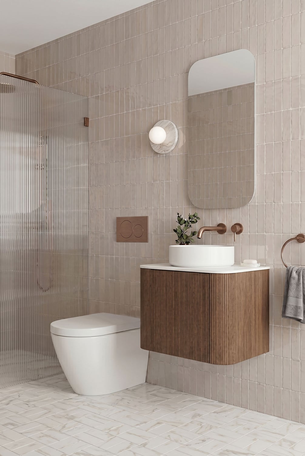Nomad 600mm Natural Wall Hung Single Vanity