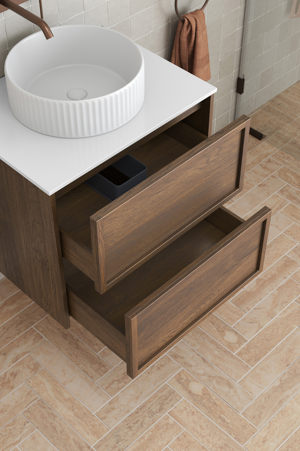 Cali 750mm Wall Hung Single Vanity