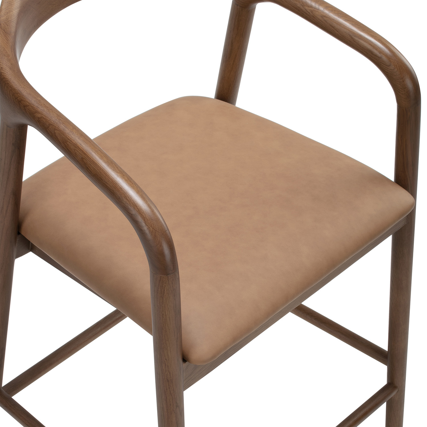 Jasper Oak Wood Bar Stool
