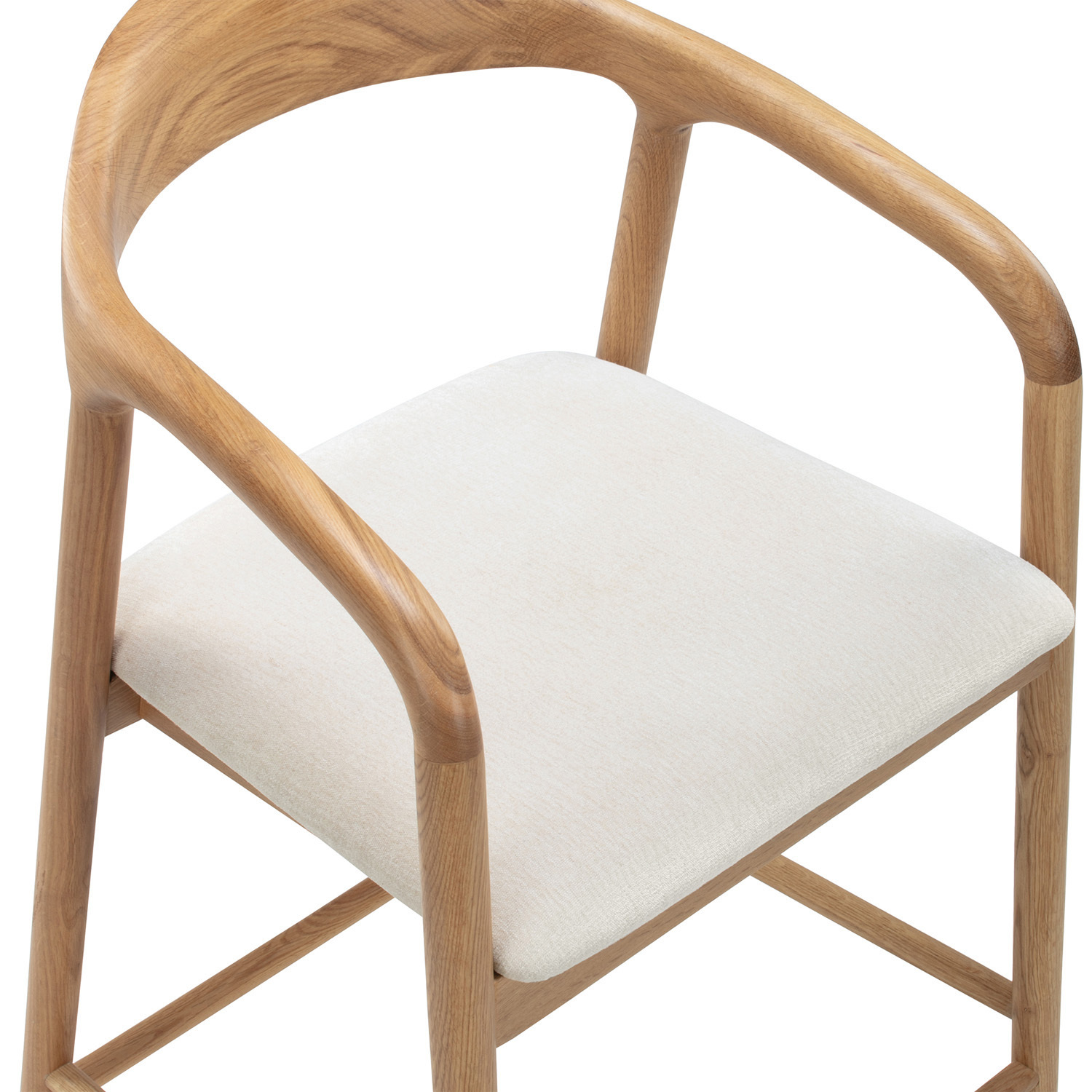 Jasper Oak Wood Bar Stool