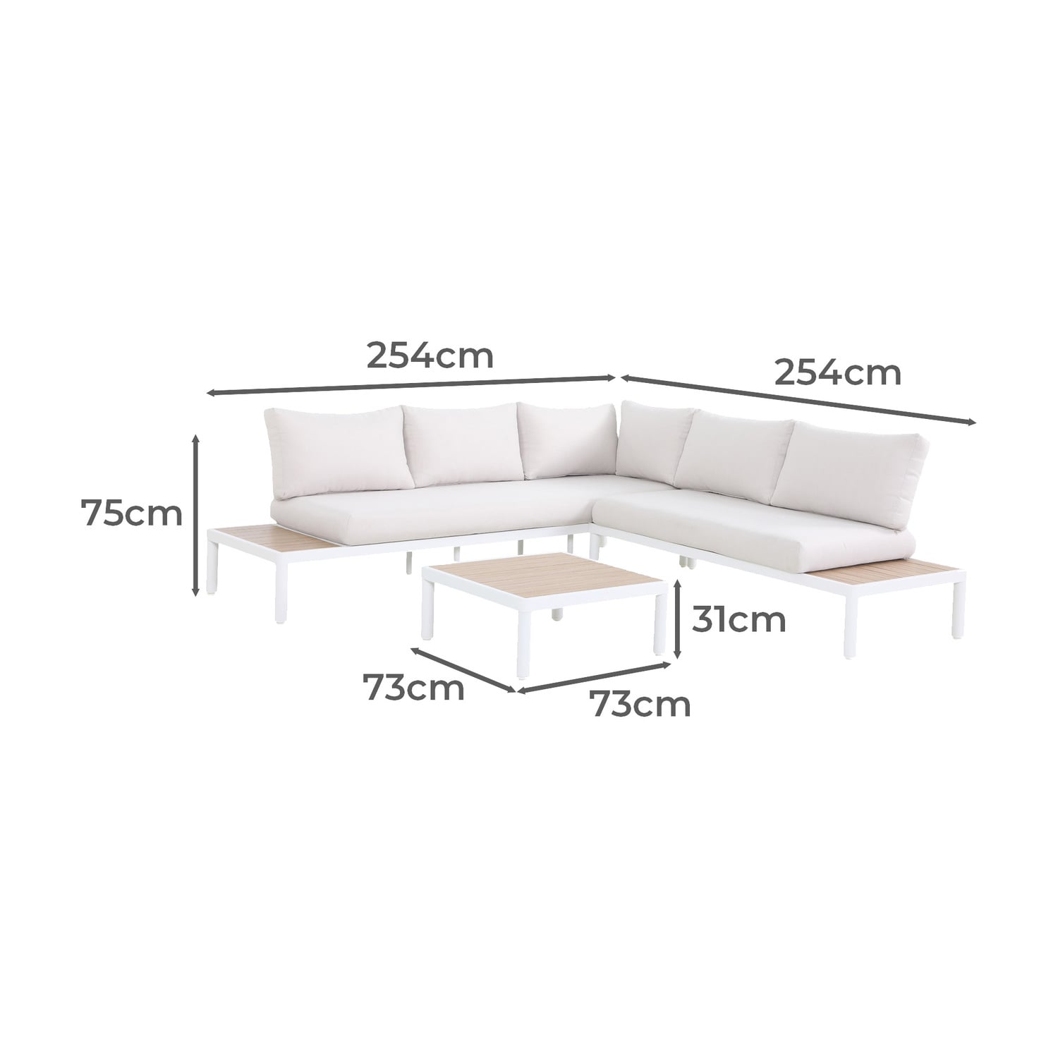 5 Seater Catalina Outdoor Modular Lounge Set