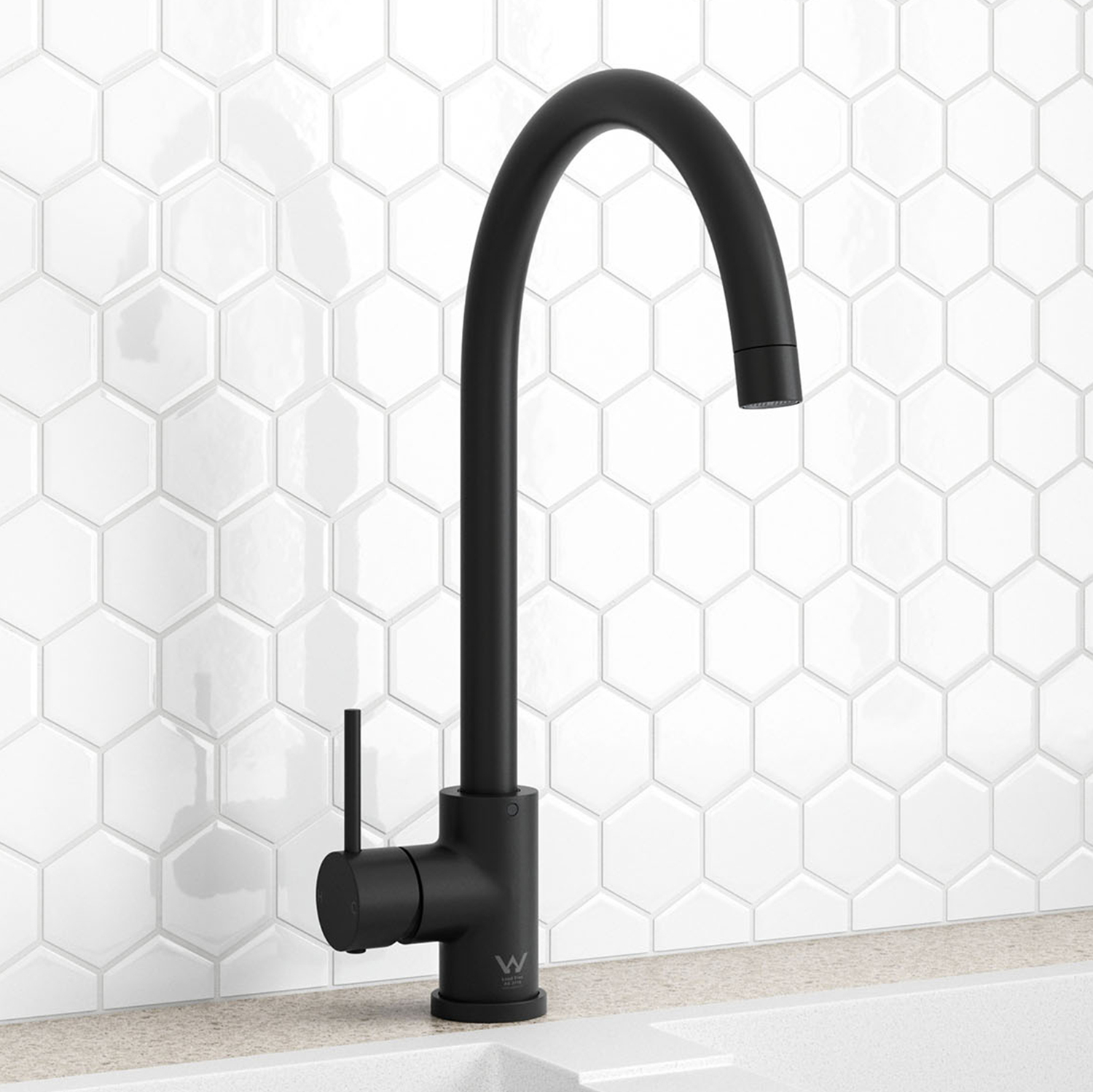 Carson Stainless Gooseneck Kitchen Sink Mixer