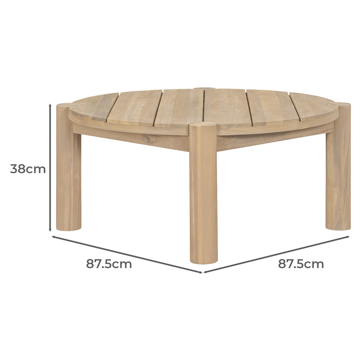 Jago Acacia Wood Outdoor Coffee Table