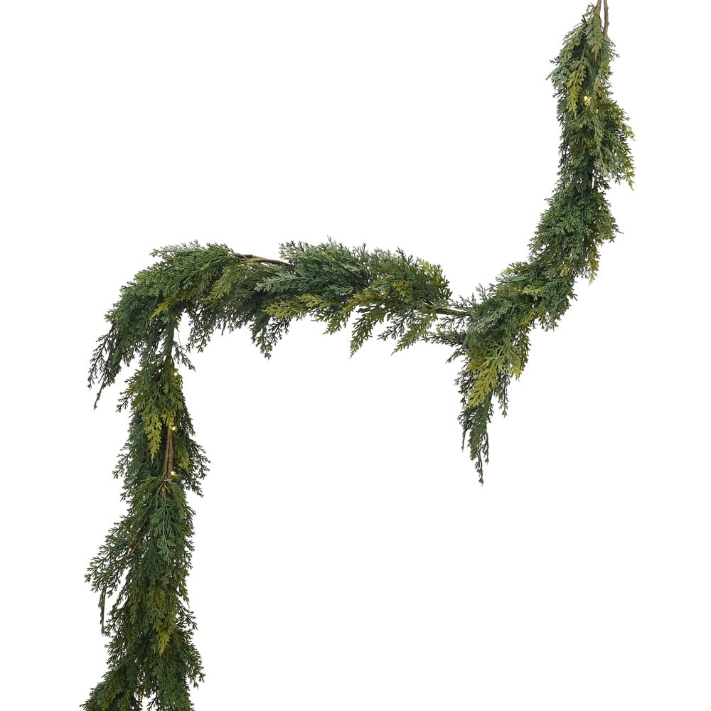 Cedar LED Christmas Garland