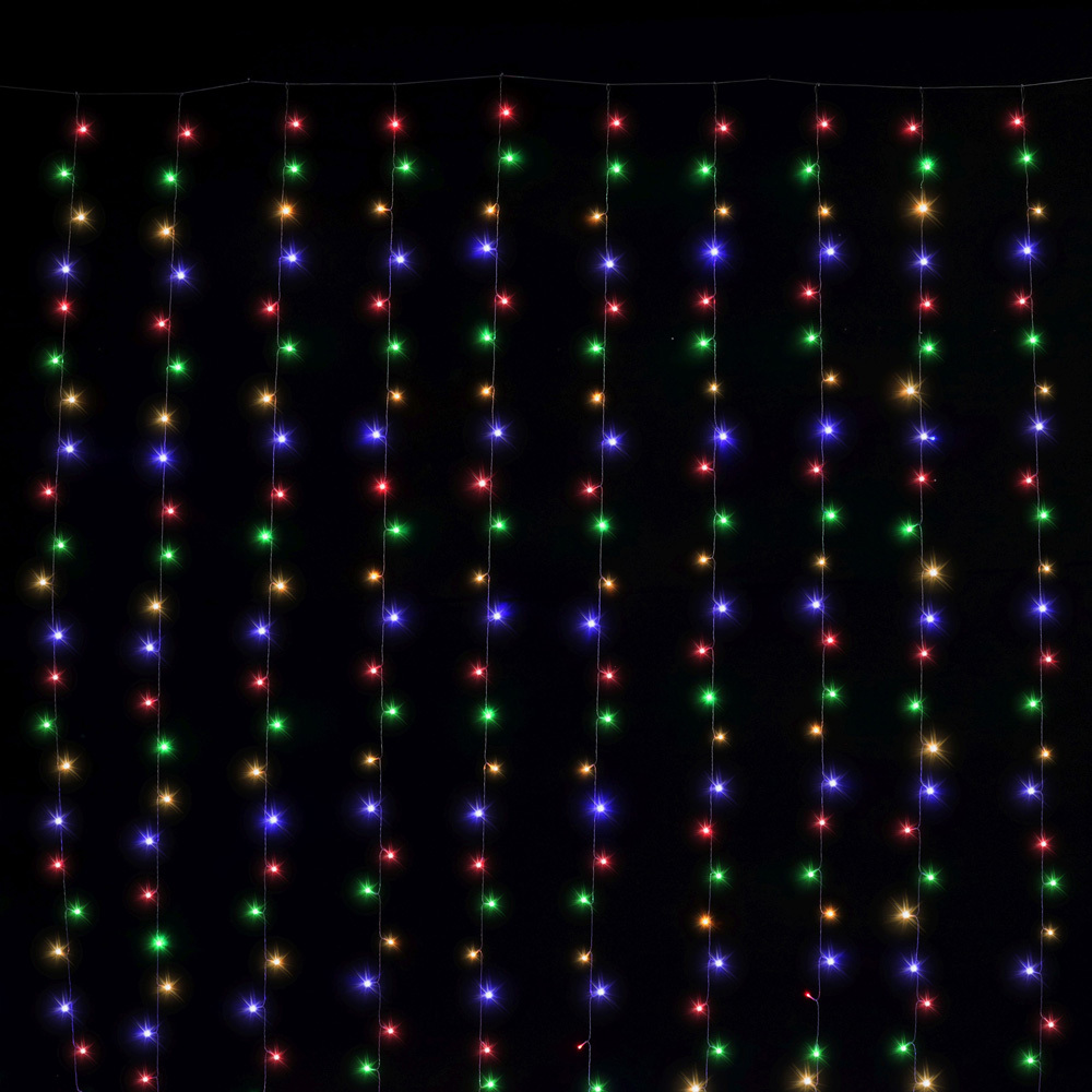 504 Extra Long LED Christmas Curtain Lights
