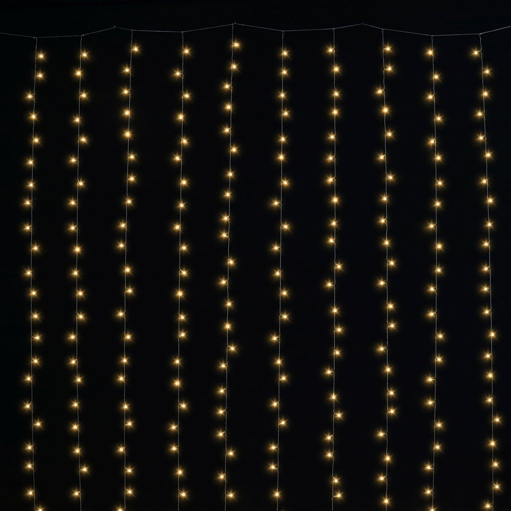 504 Extra Long LED Christmas Curtain Lights
