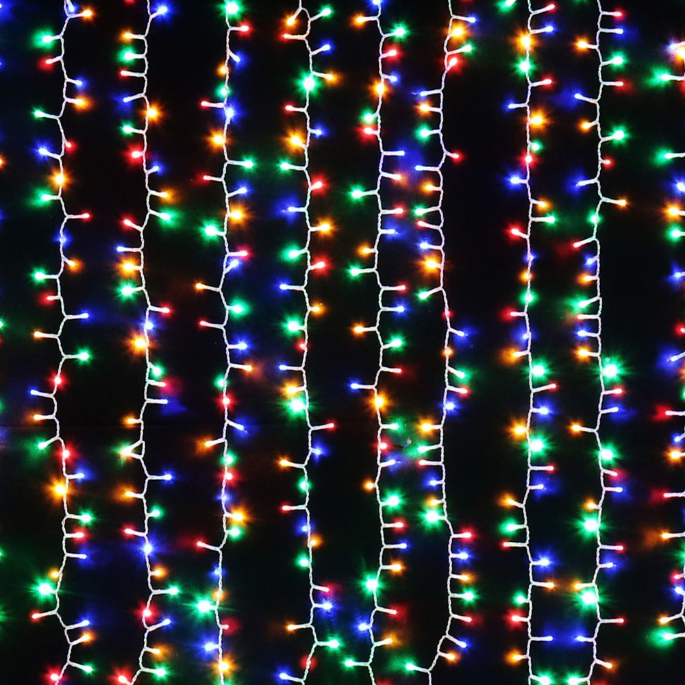 1854 Flashing LED Christmas Curtain Lights