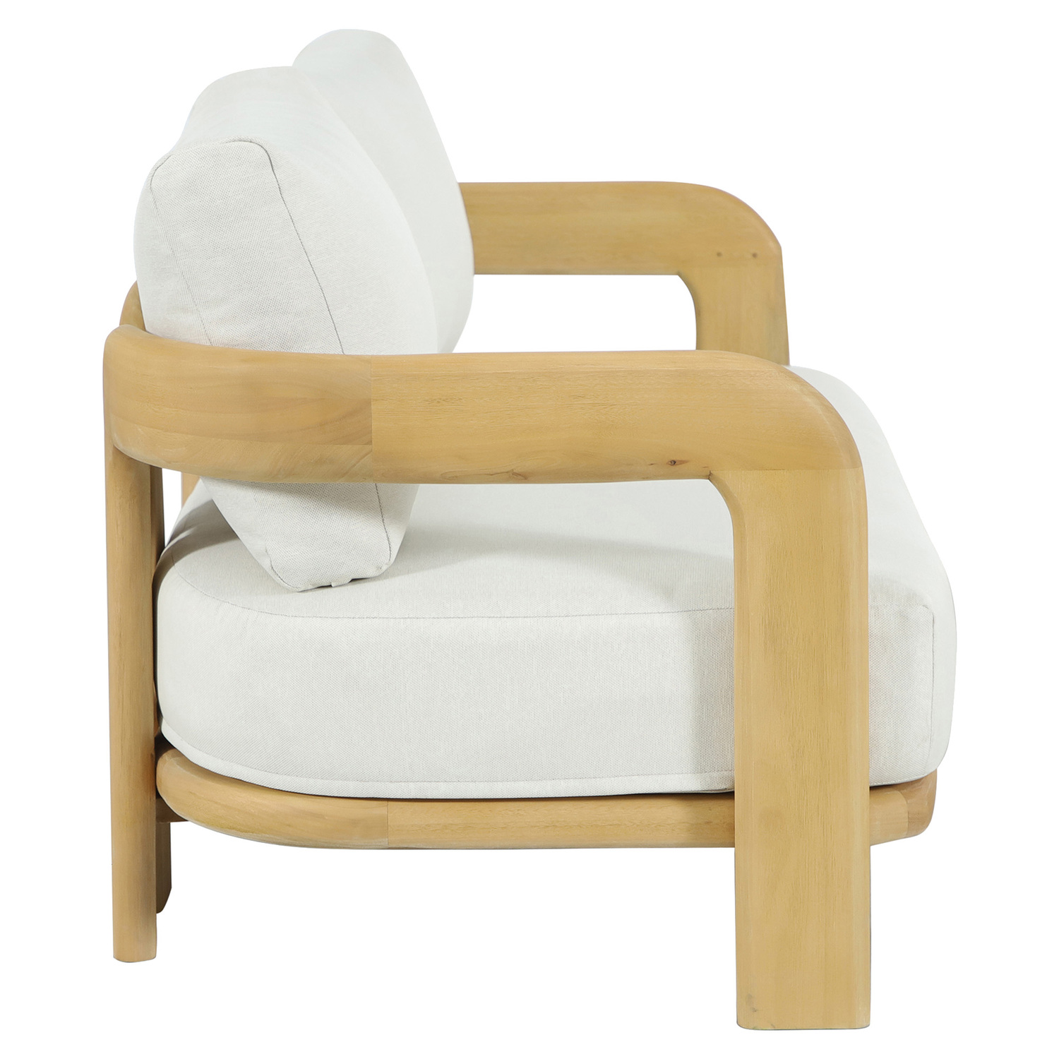 4 Seater Bellara Eucalyptus Wood Outdoor Lounge Set