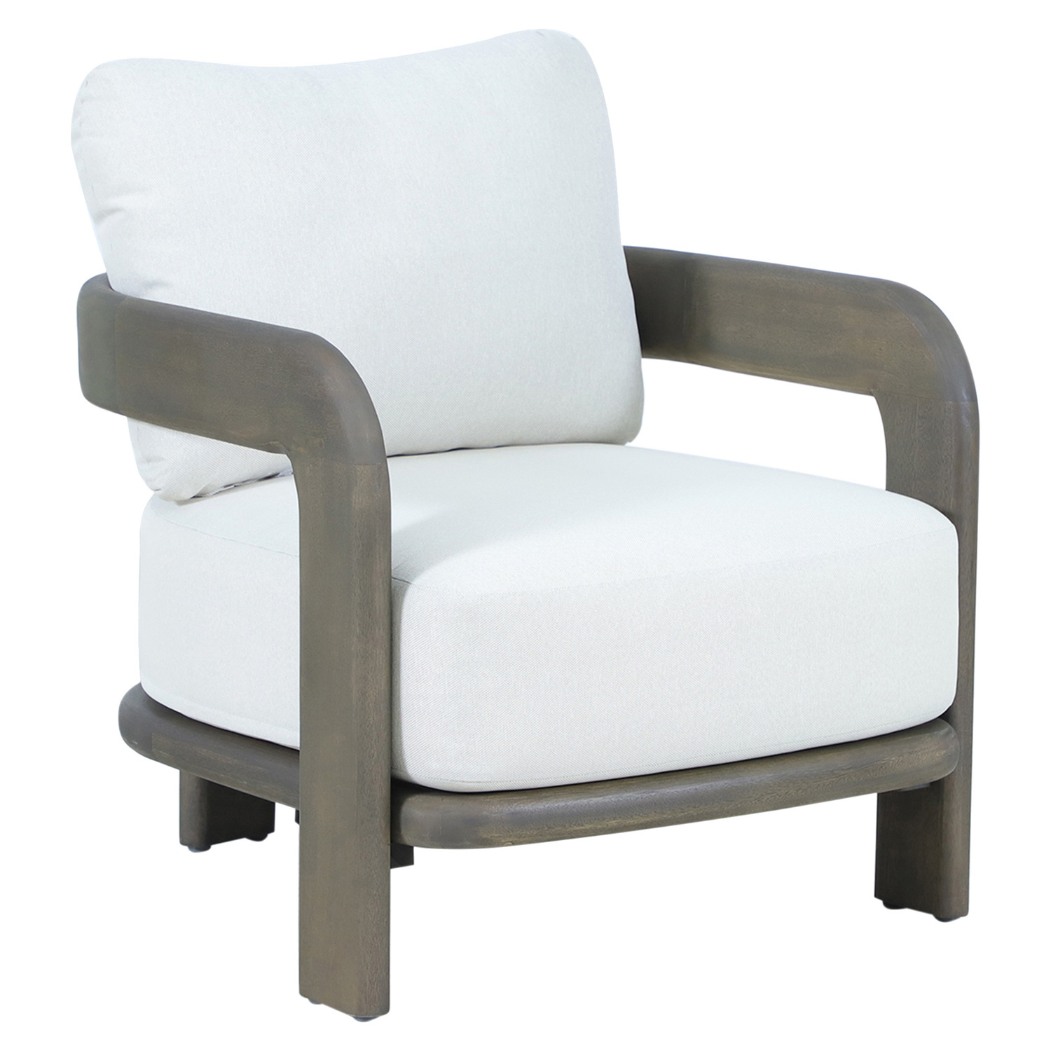 4 Seater Bellara Eucalyptus Wood Outdoor Lounge Set