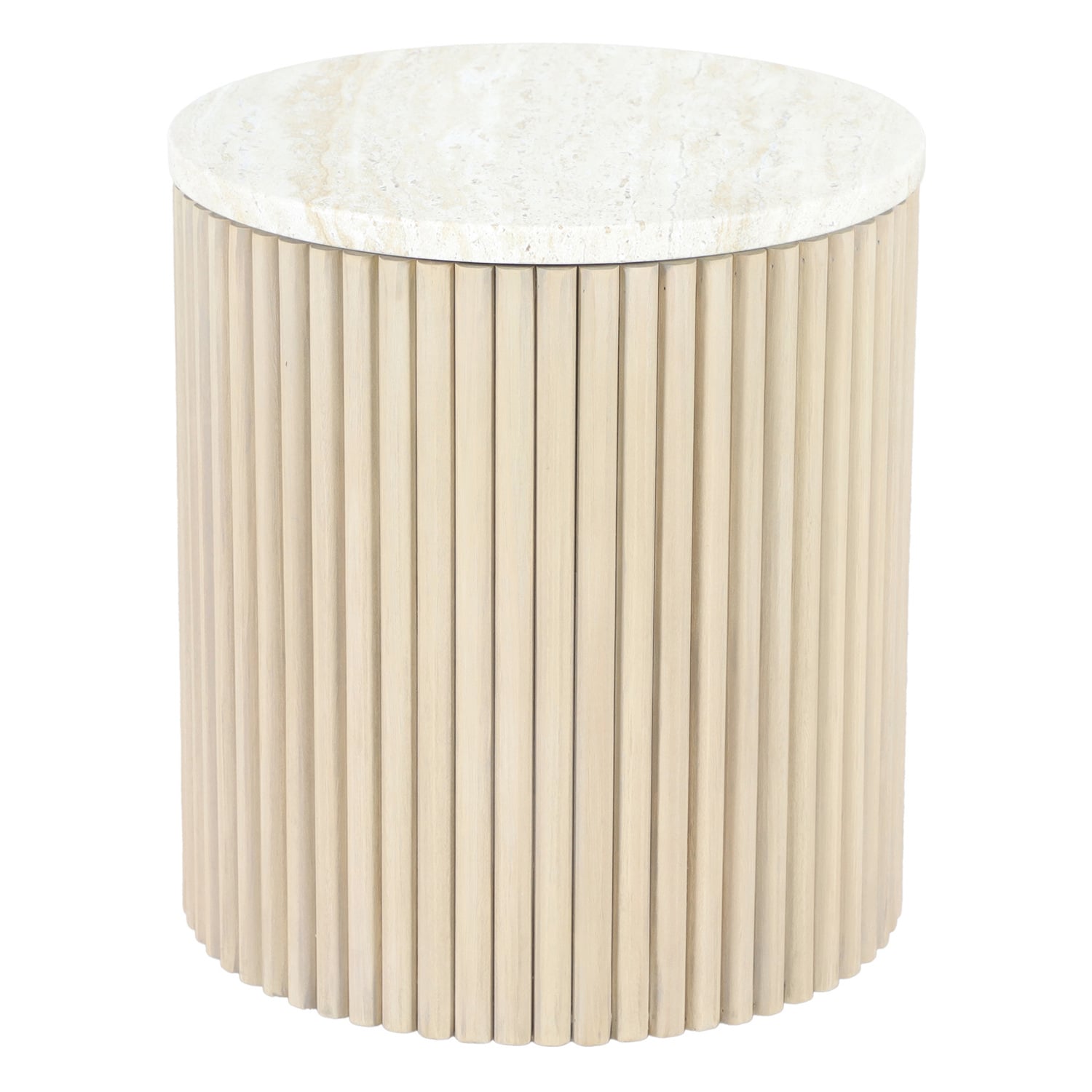 Como Eucalyptus Wood Outdoor Side Table
