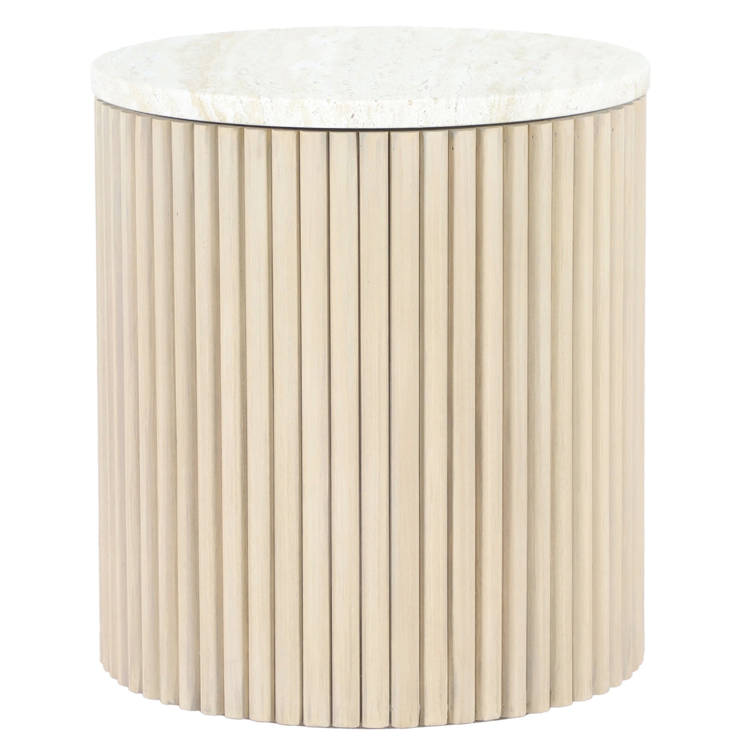 Como Eucalyptus Wood Outdoor Side Table