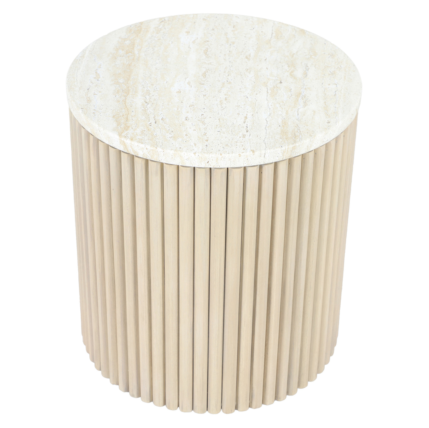Como Eucalyptus Wood Outdoor Side Table
